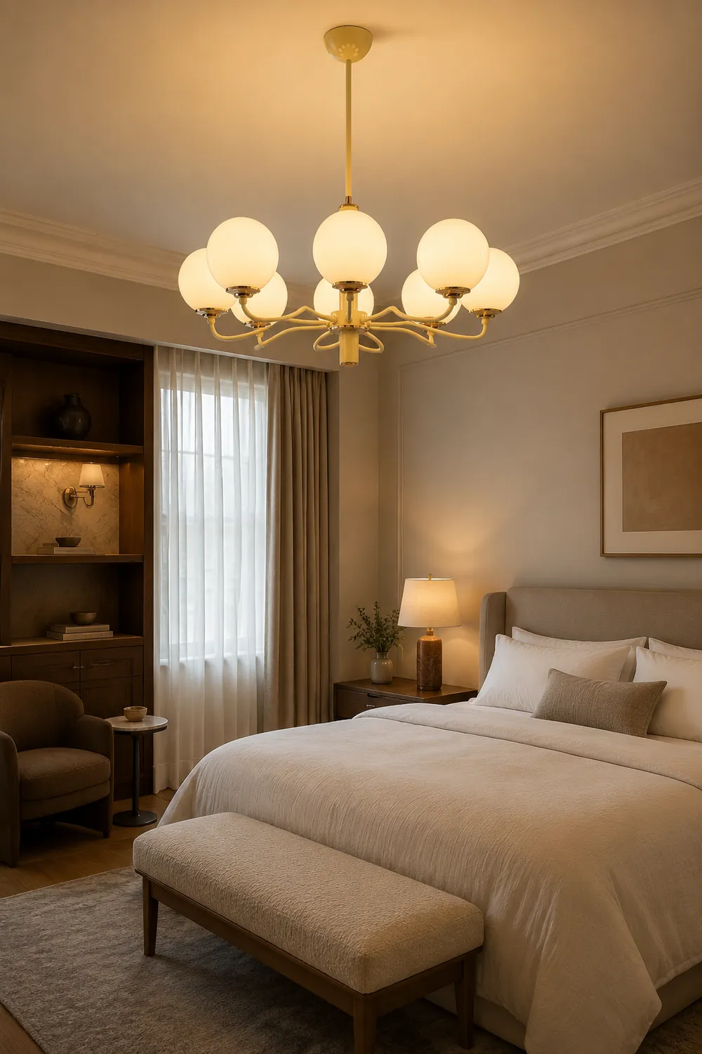 Radiant Globe Chandelier - Lumpaz
