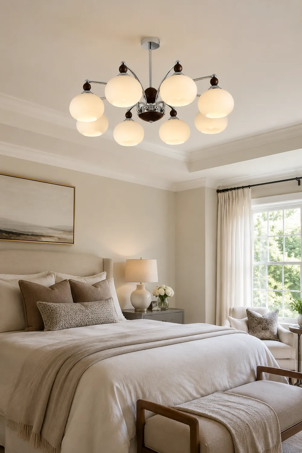 Noir Larenta Chandelier - Lumpaz