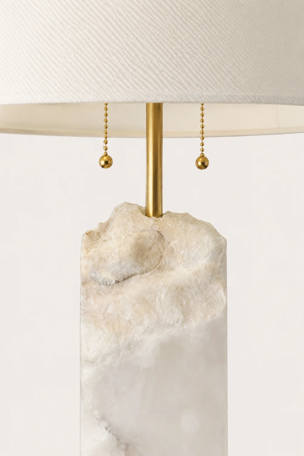 Raw Alabaster Table Lamp - Lumpaz