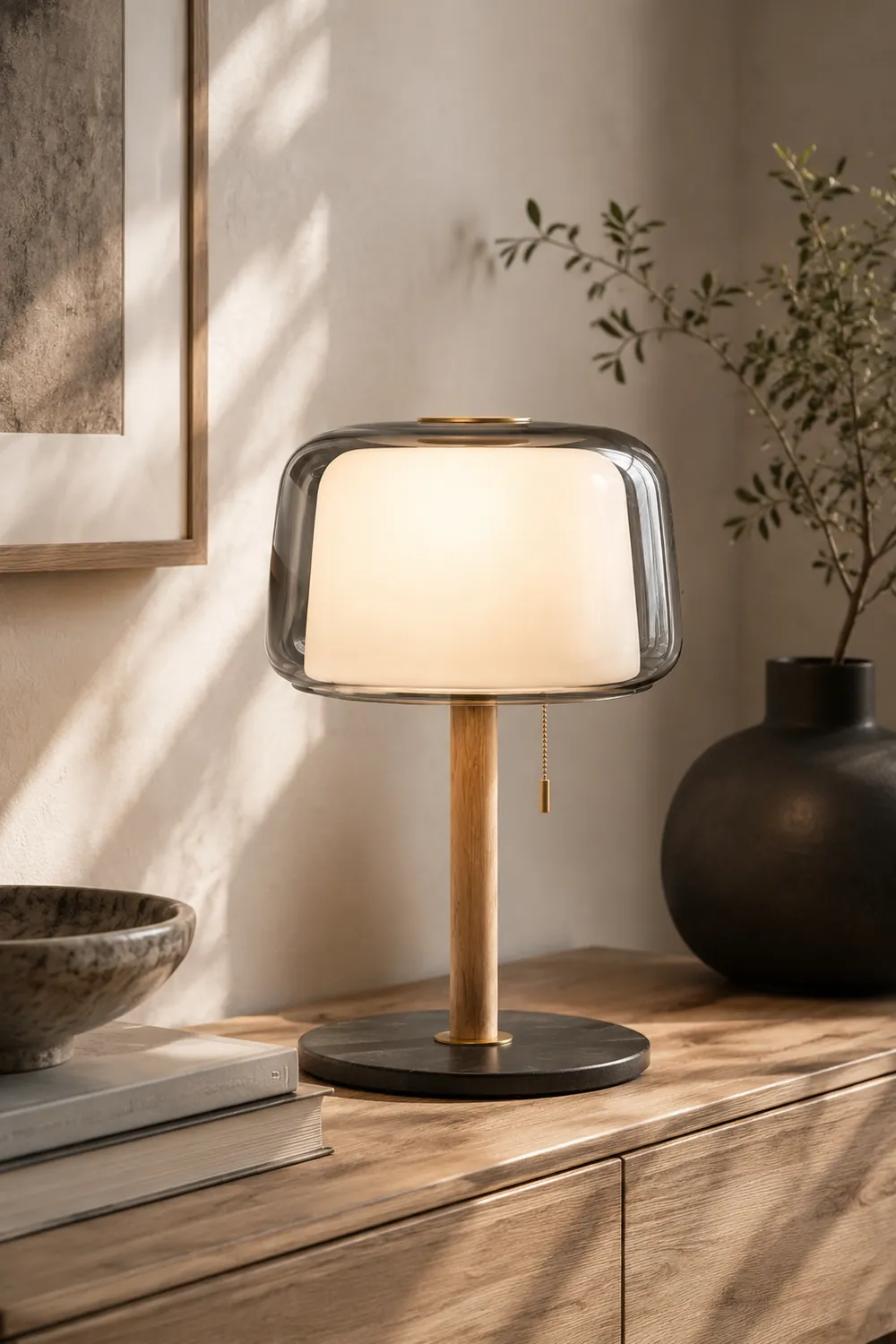Mona Glass Table Lamp - Lumpaz