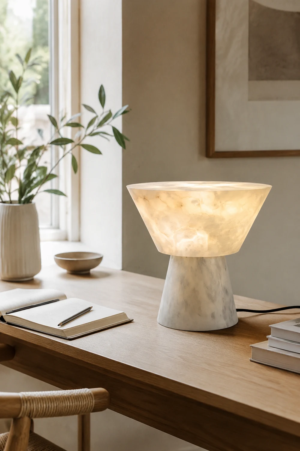 Beta Marble Table Lamp - Lumpaz