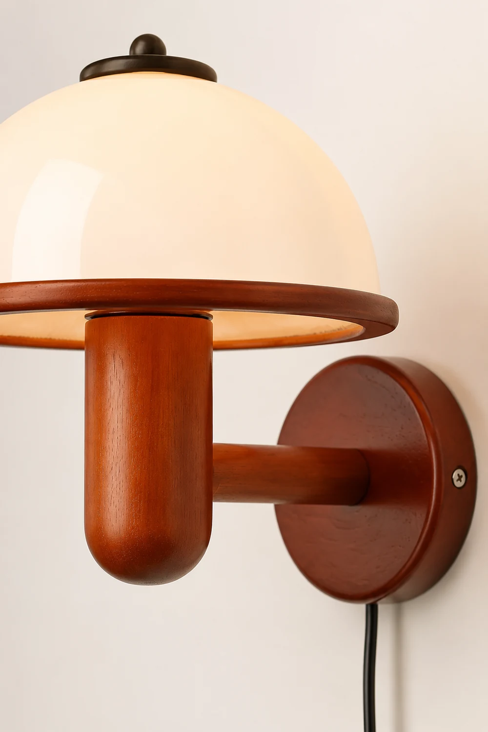 Mushroom Wood Wall Lamp - Lumpaz
