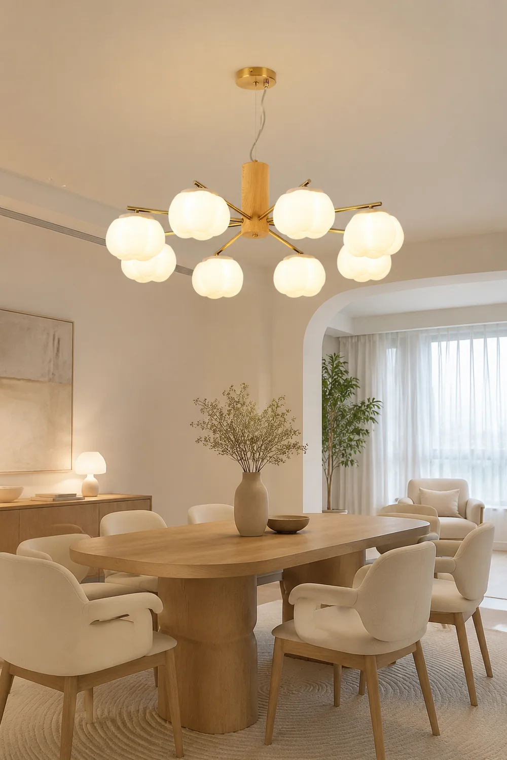 Cotton Balls Chandelier - Lumpaz