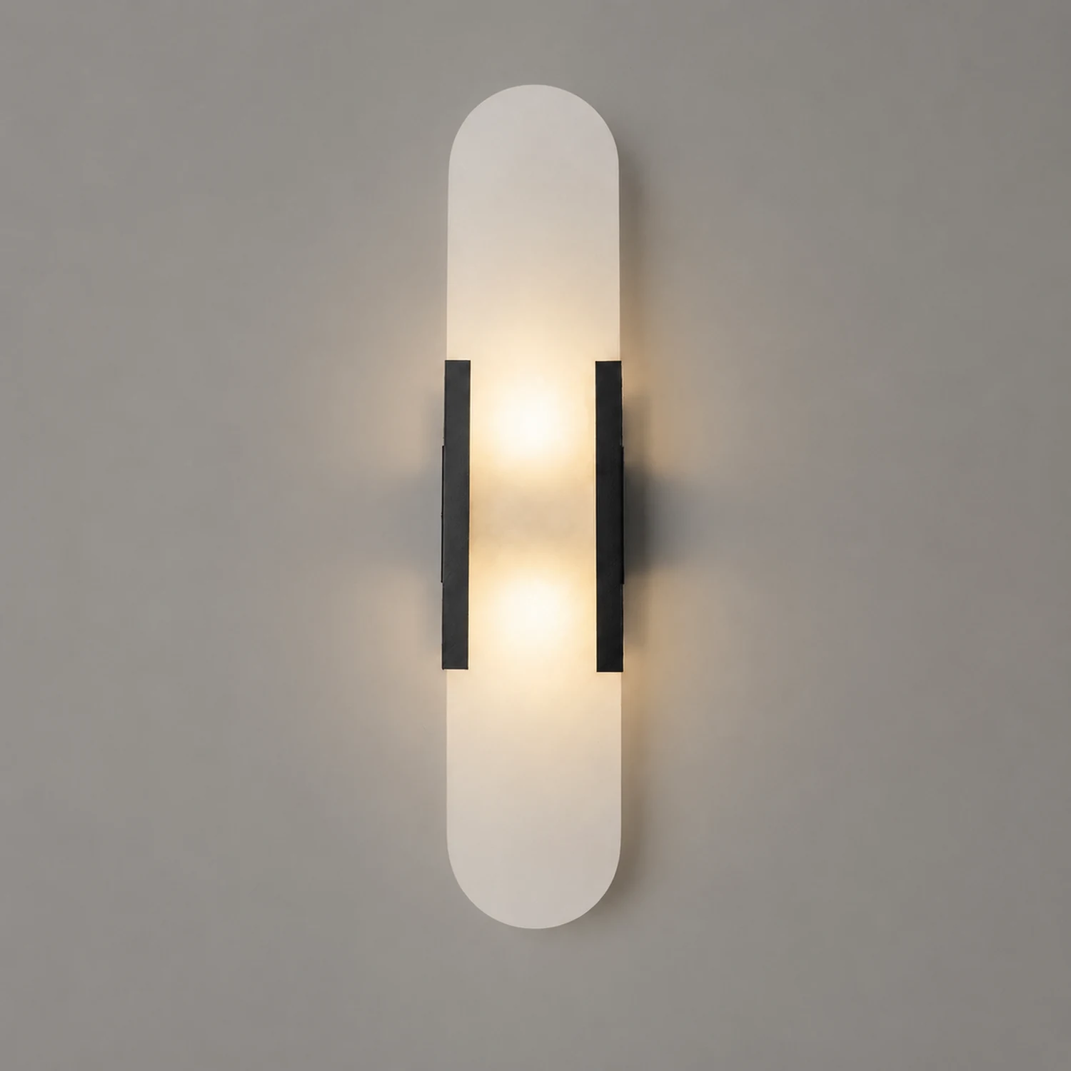 Melange Elongated Alabaster Wall Lamp - Lumpaz