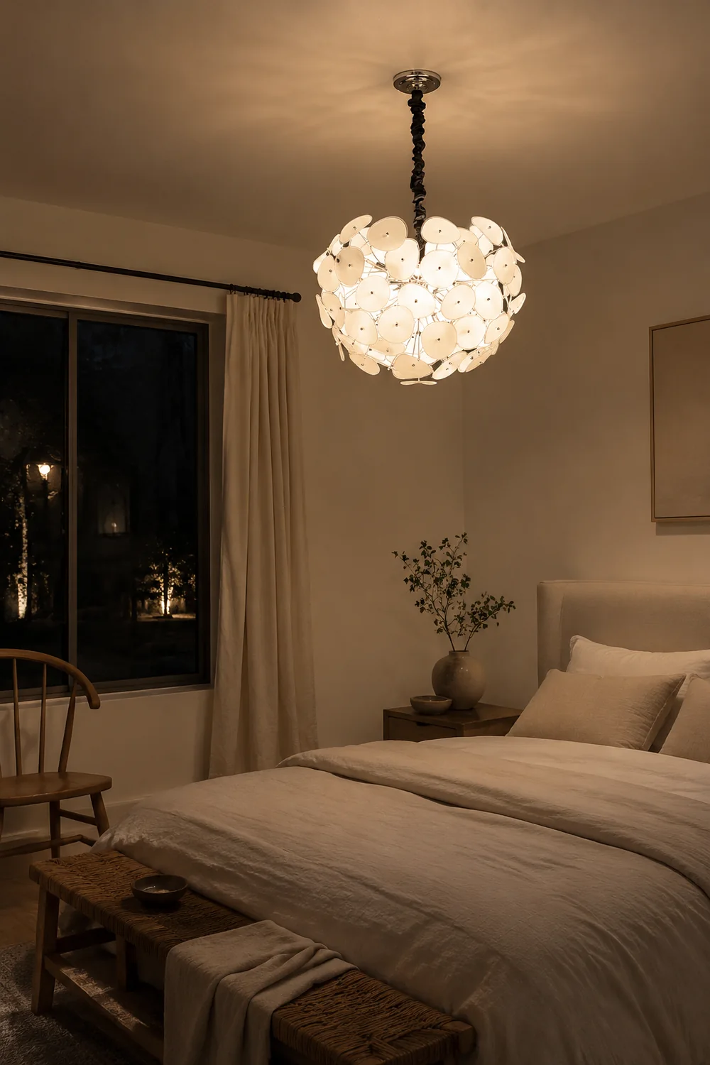 Poppy Glass Chandelier - Lumpaz