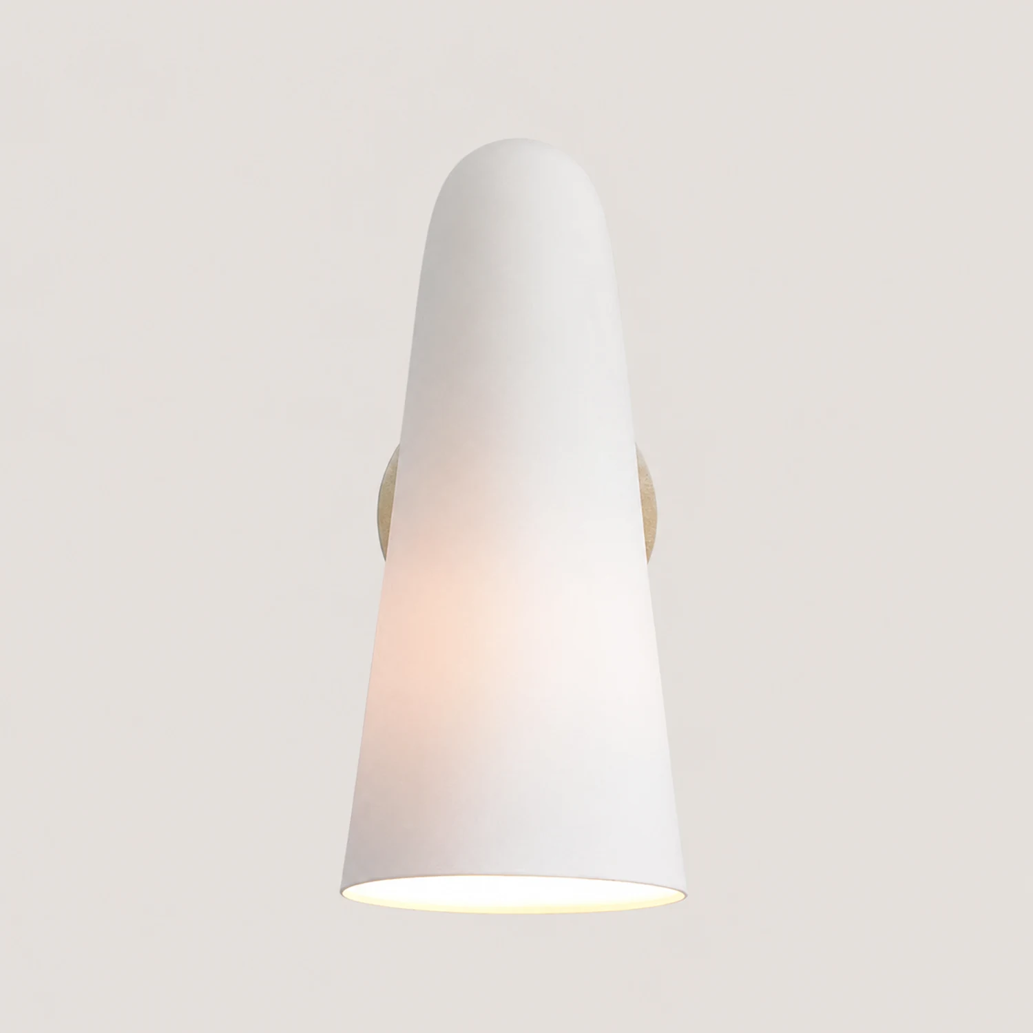 Conical Glass Wall Lamp - Lumpaz
