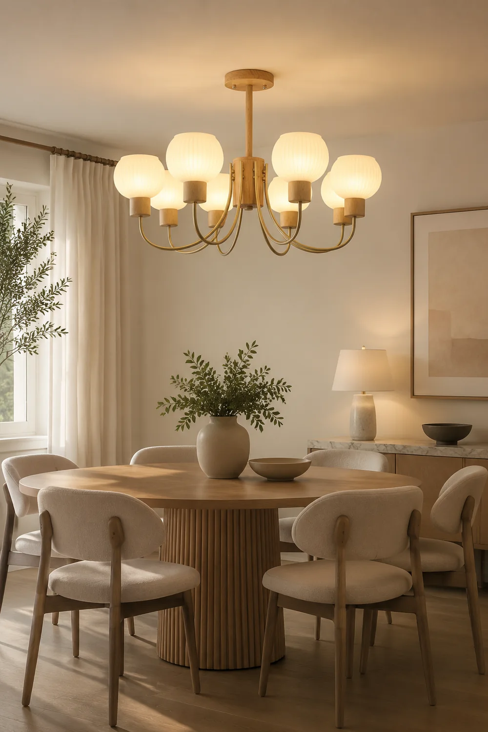 Donnelly Wooden Chandelier - Lumpaz