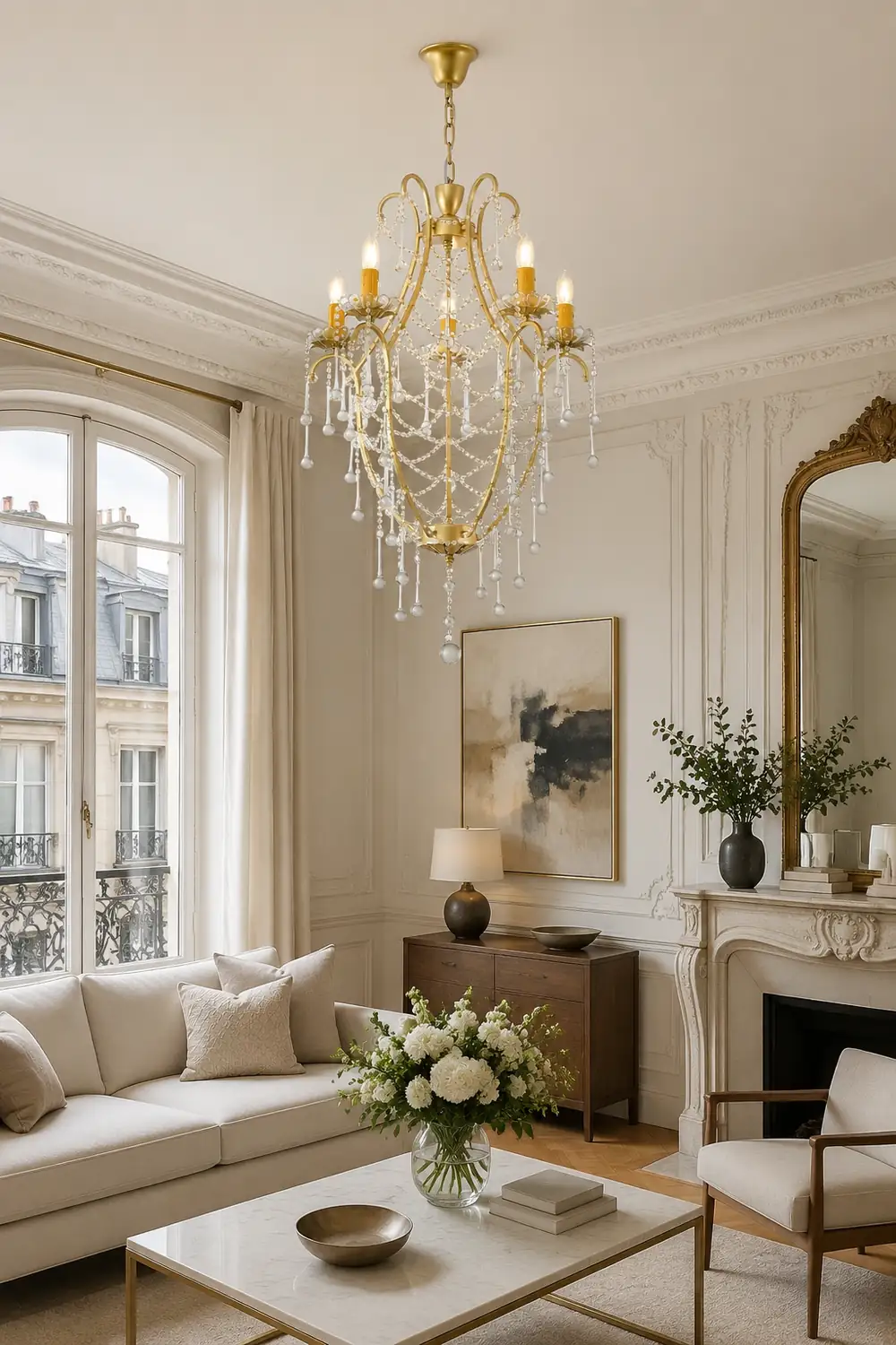 Crystal Birdcage Chandelier - Lumpaz