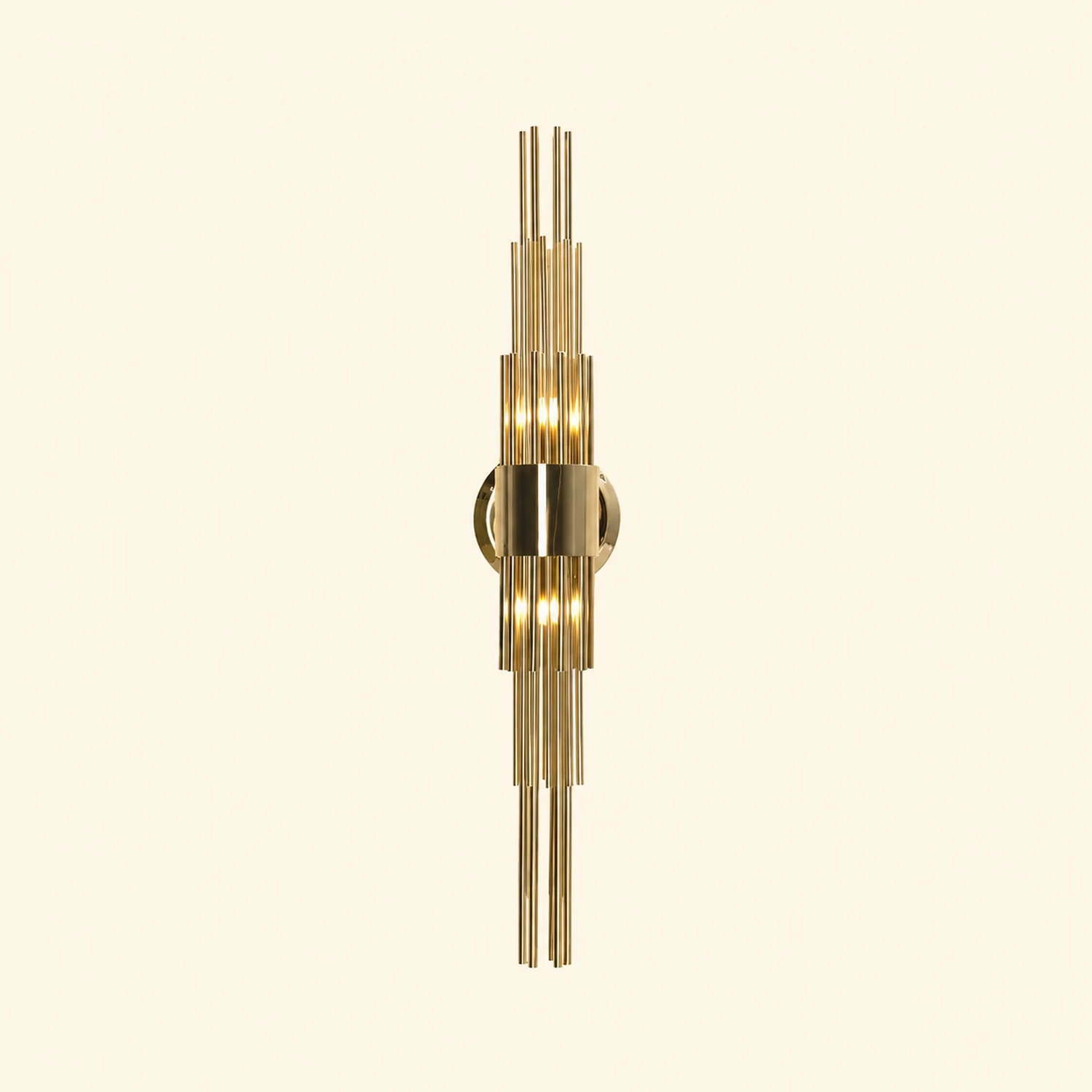 Gold Streamline Wall Lamp - Lumpaz