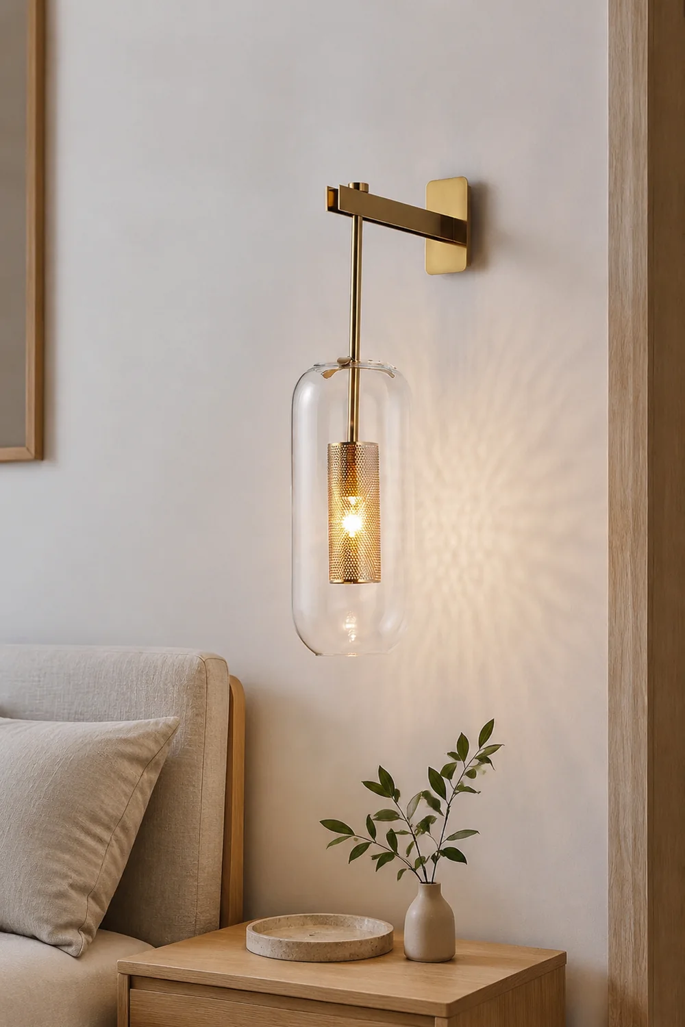 Vadim Glass Wall Lamp - Lumpaz