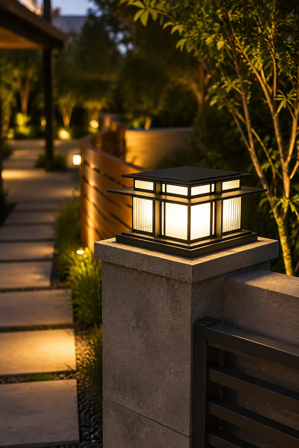 Boilyn Outdoor Pillar Light - Lumpaz