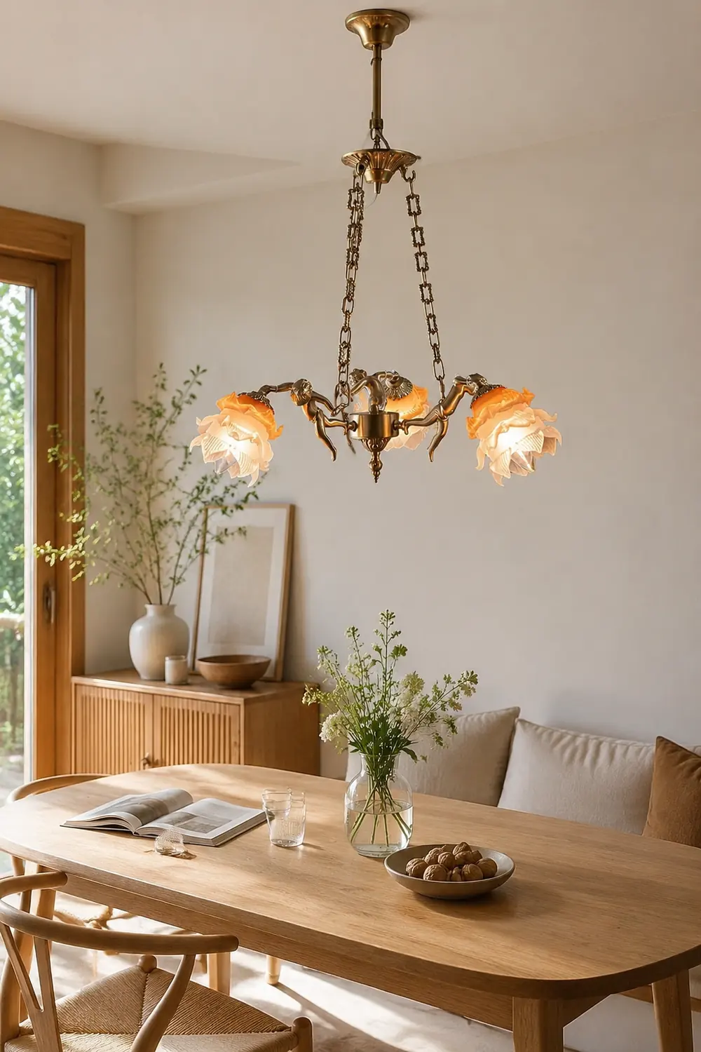 Putti Statuettes Brass Suspension - Lumpaz
