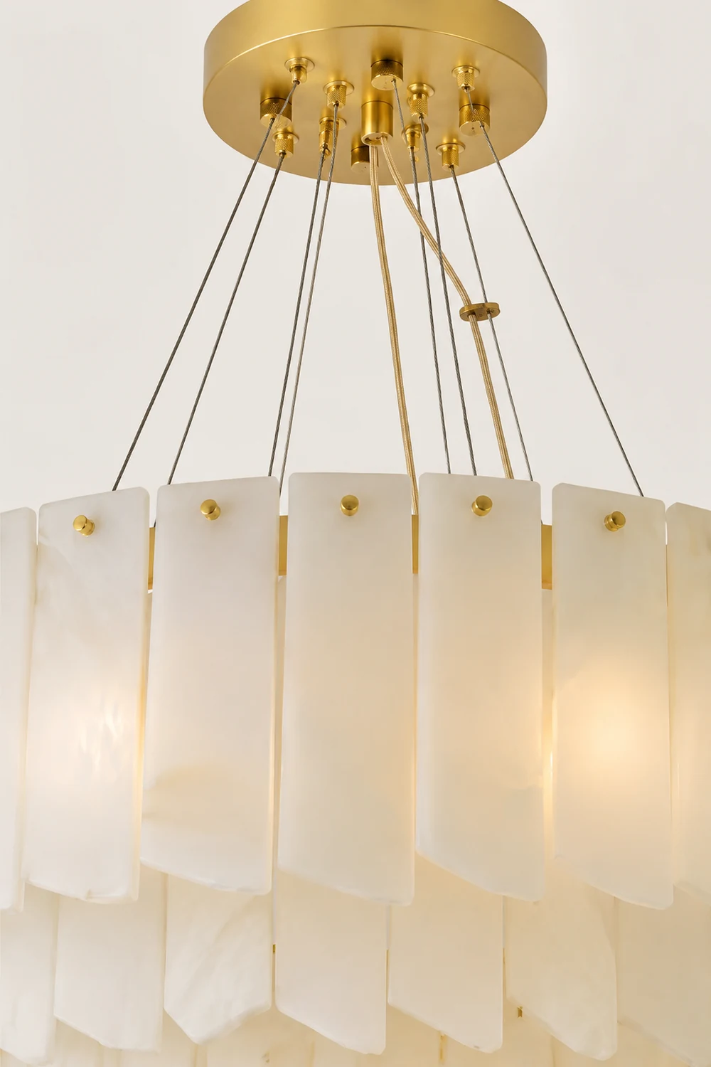 Alabaster Cascade Tiered Chandelier - Lumpaz