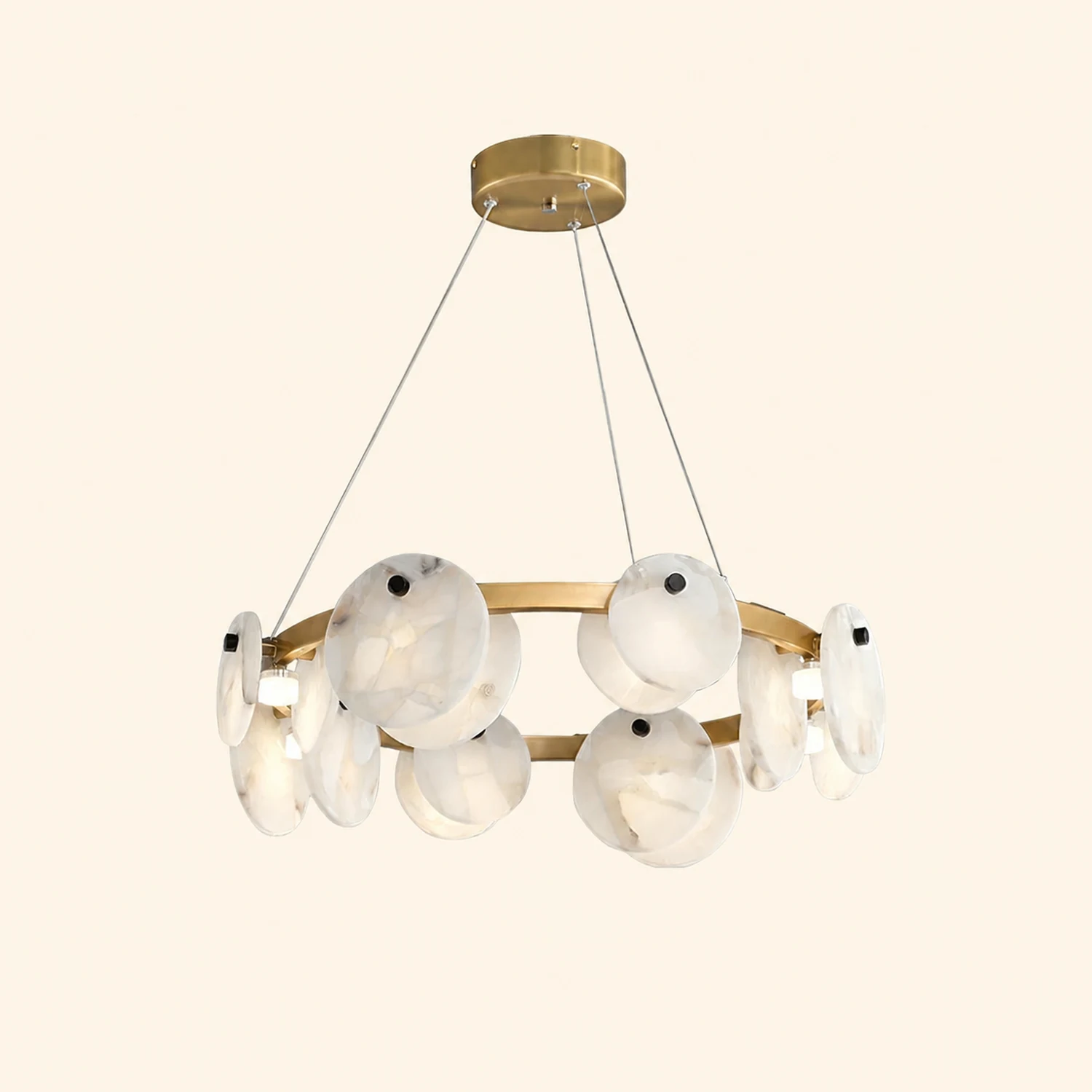 Trinidad Alabaster Chandelier - Lumpaz