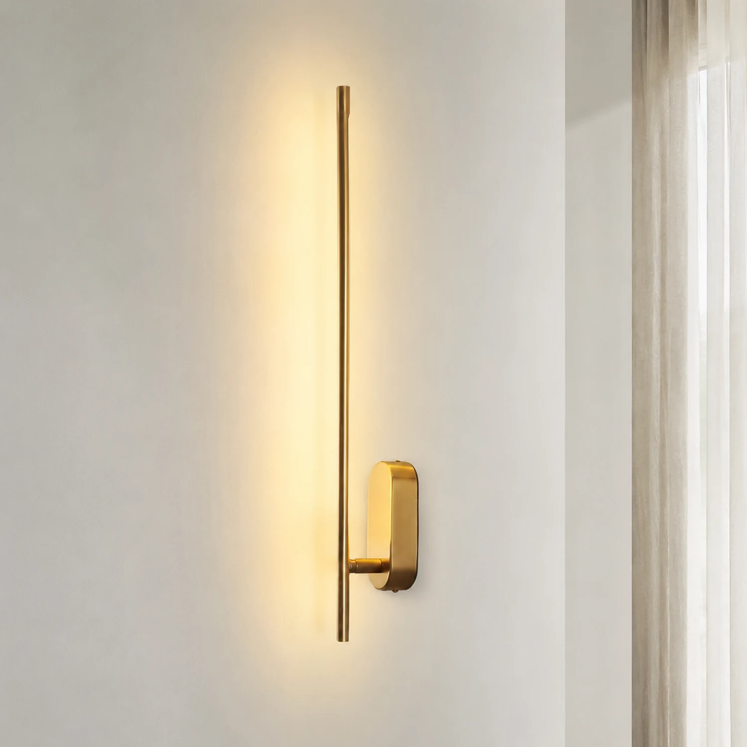 Stick Shaped Metal Sconce - Lumpaz