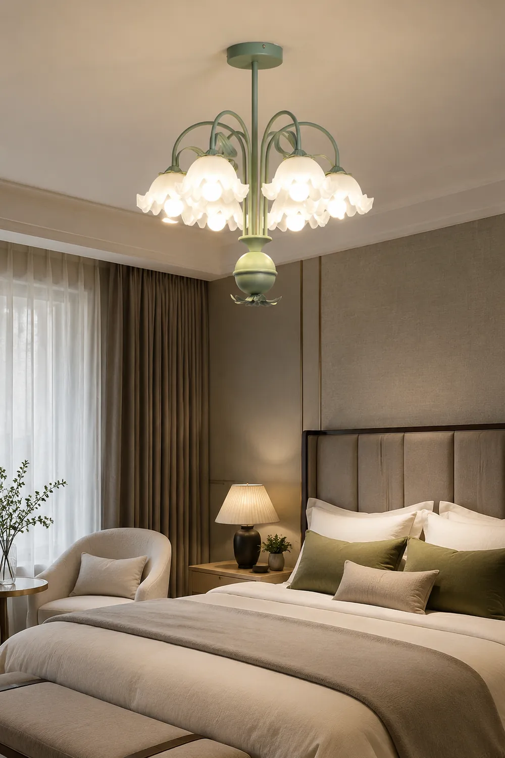 Bell Orchid Chandelier - Lumpaz