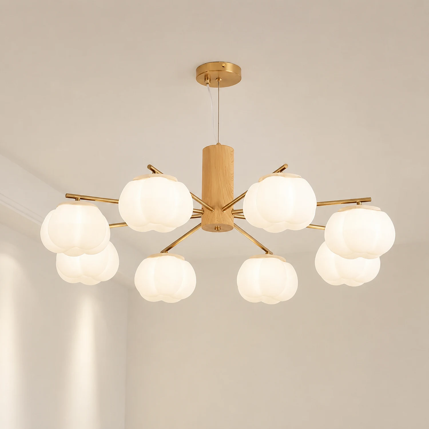 Cotton Balls Chandelier - Lumpaz