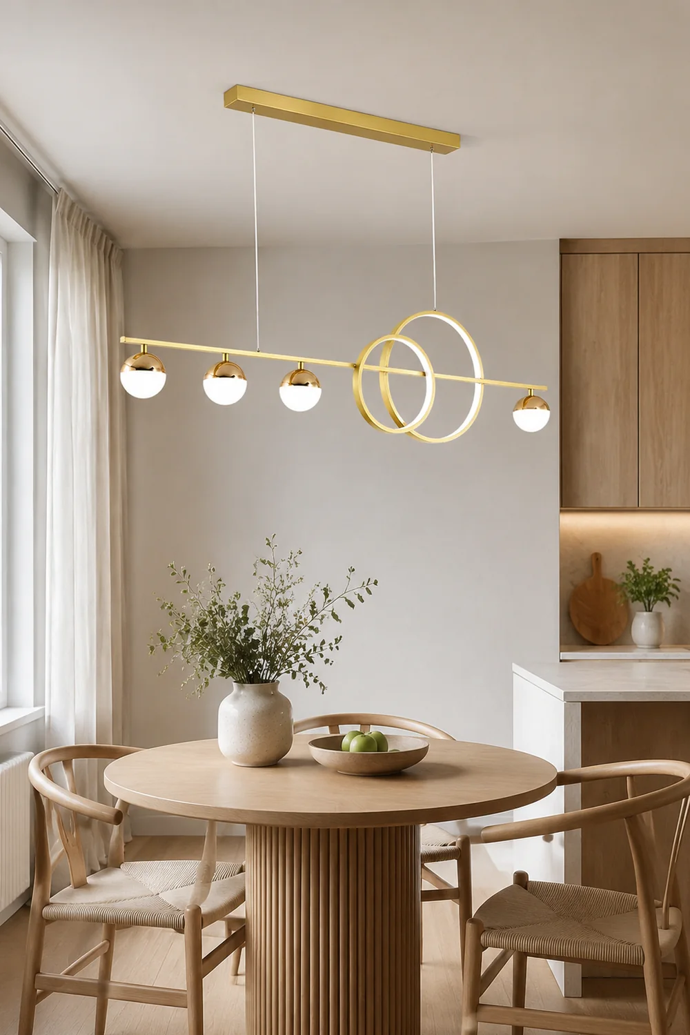 Brooklyn Double Circle Chandelier - Lumpaz
