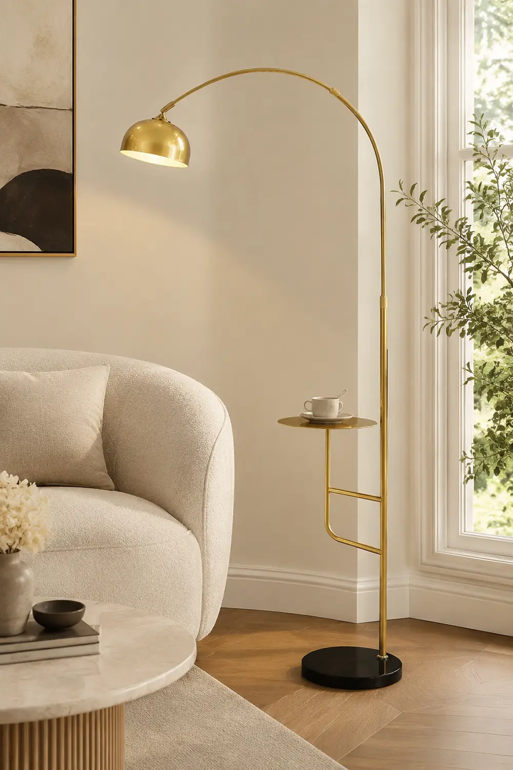 Arc Bell Floor Lamp - Lumpaz