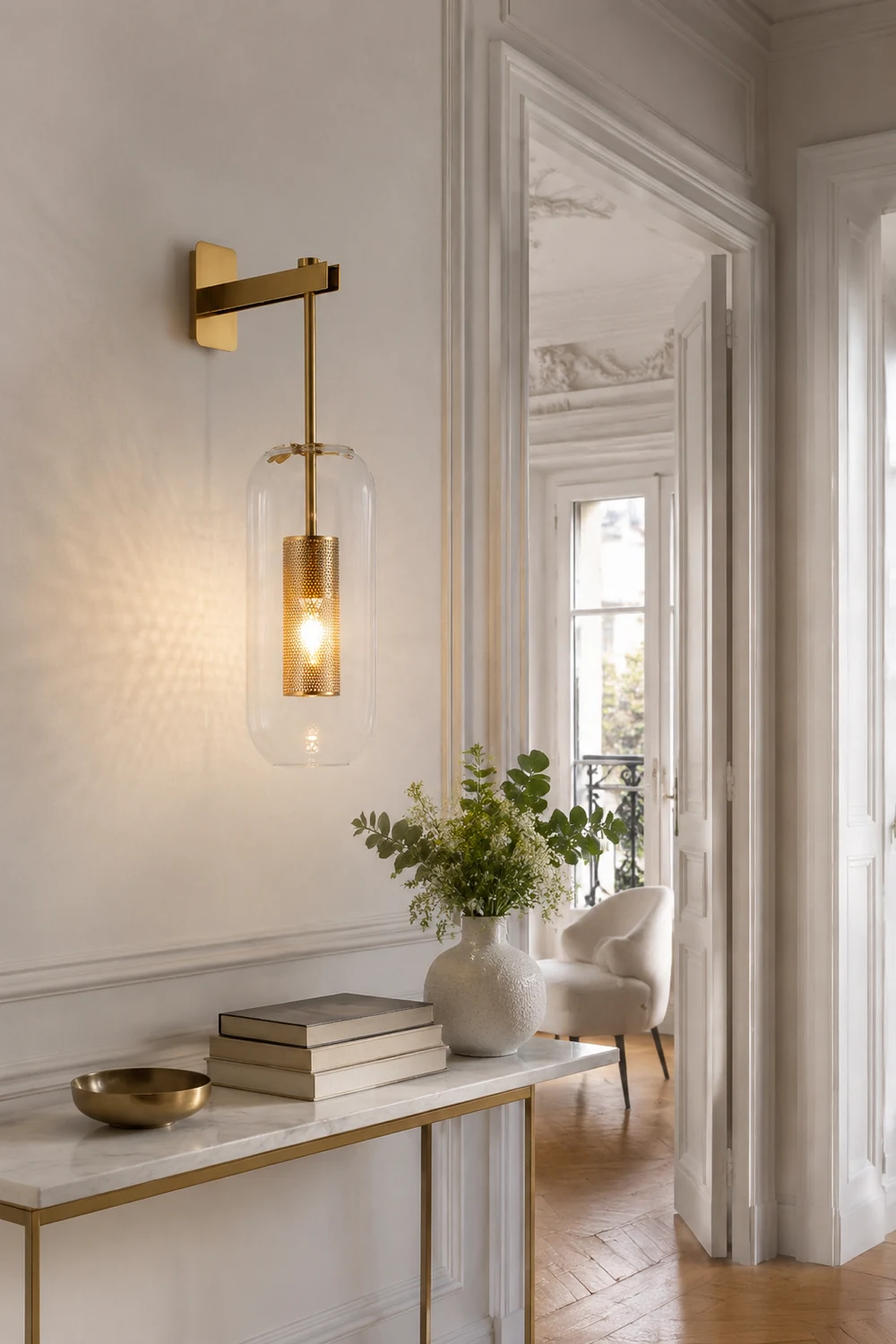 Vadim Glass Wall Lamp - Lumpaz