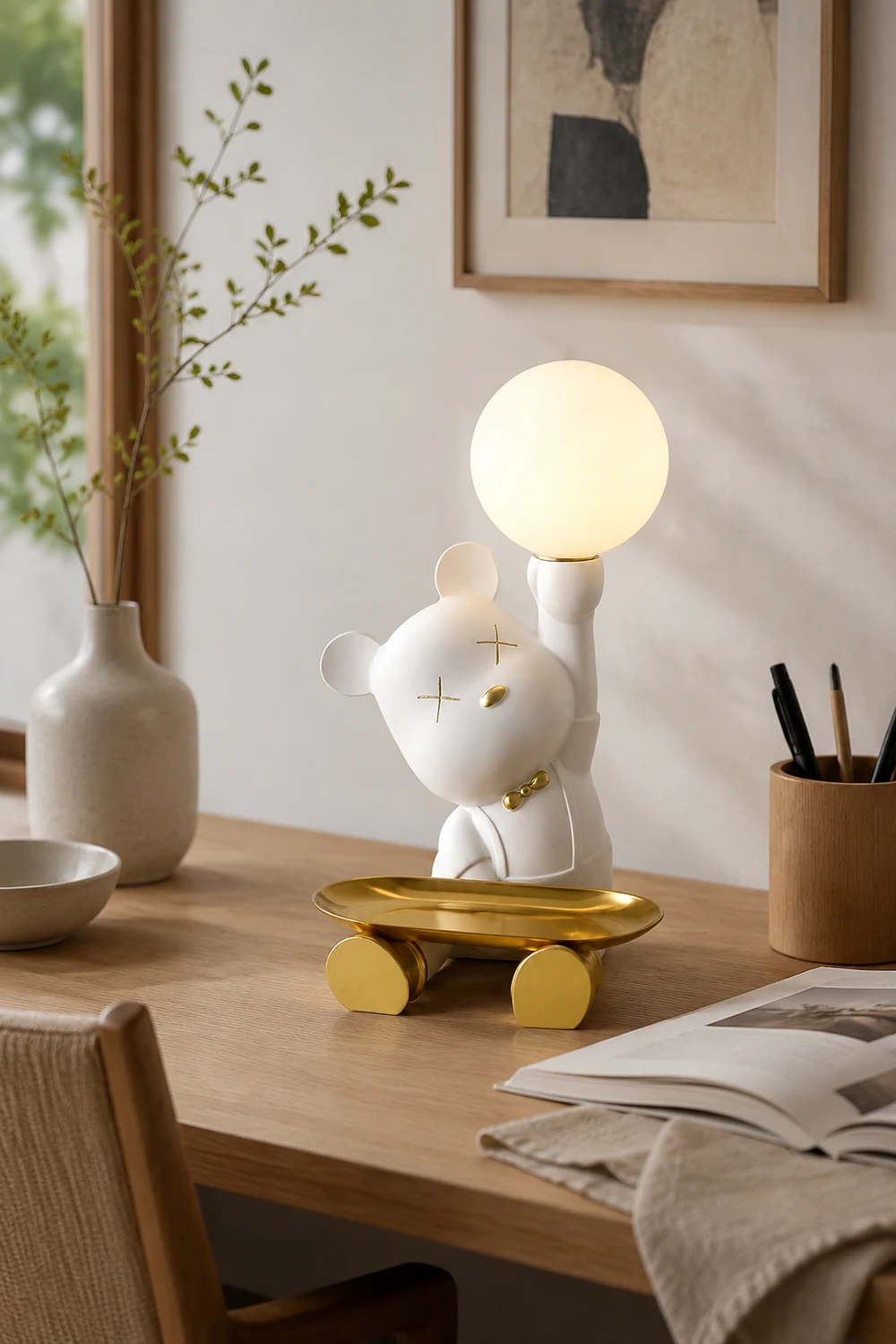 Violent Bear Tray Desk Lamp - Lumpaz