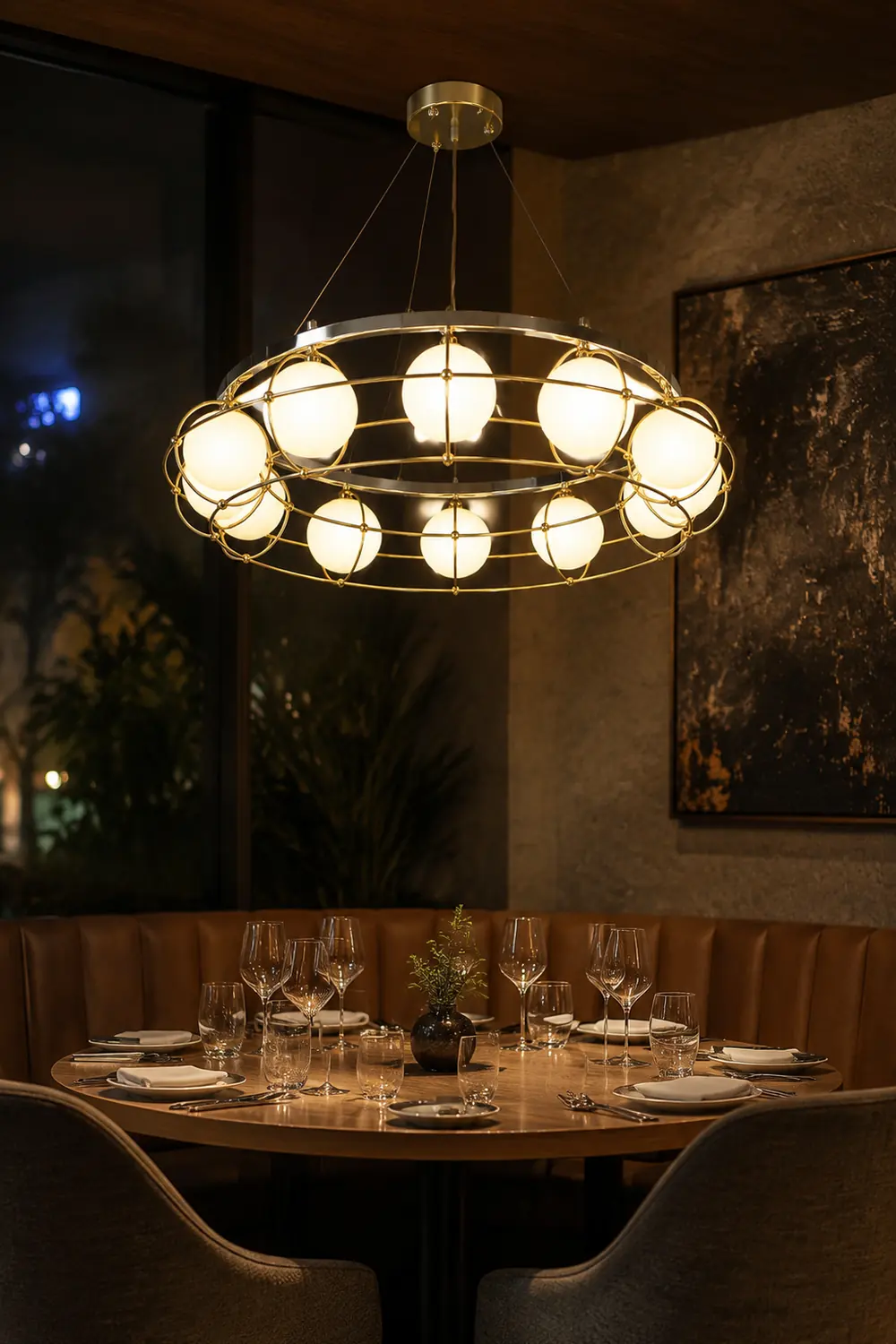 Maytoni Round Chandelier - Lumpaz