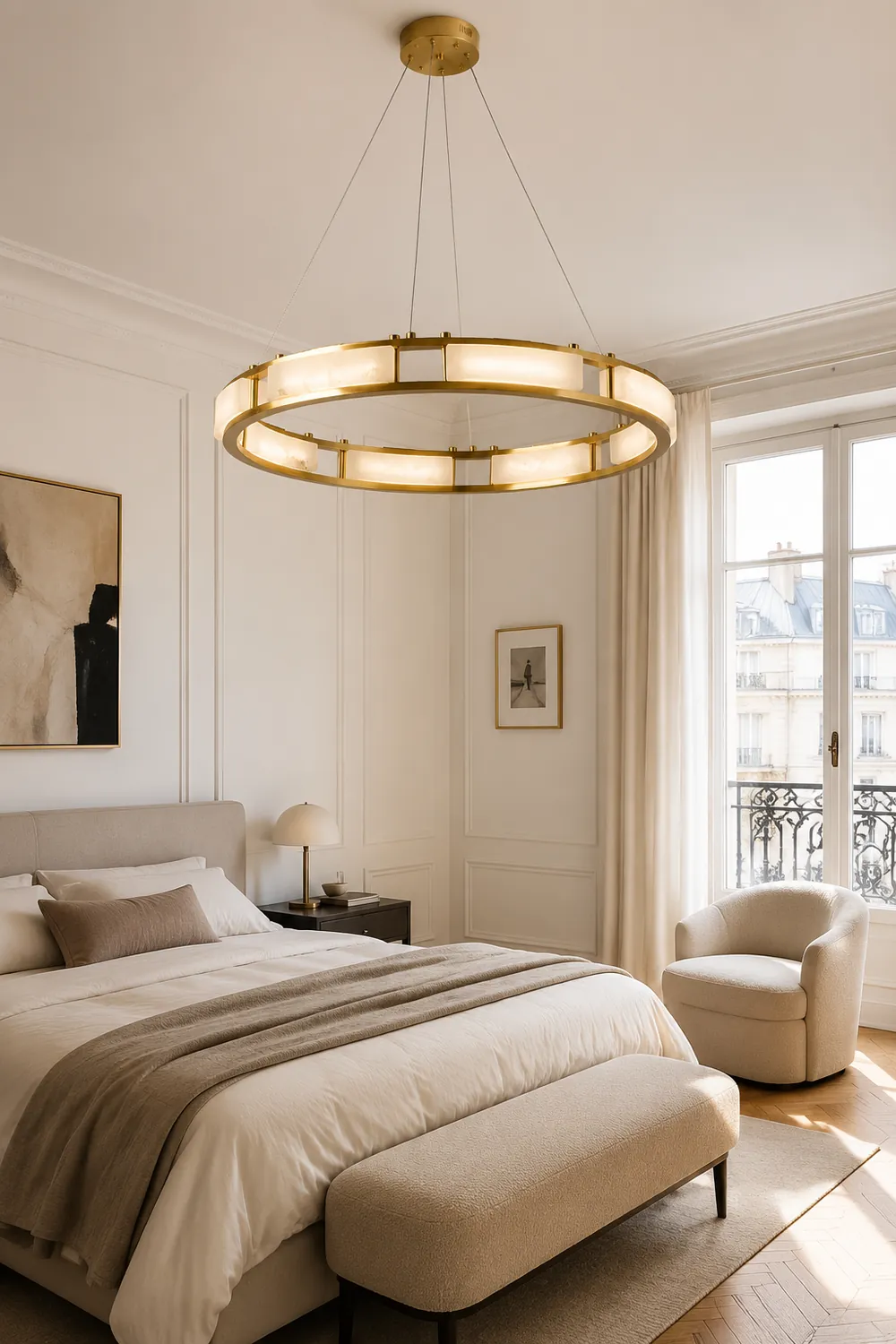 Qatar Alabaster Chandelier - Lumpaz