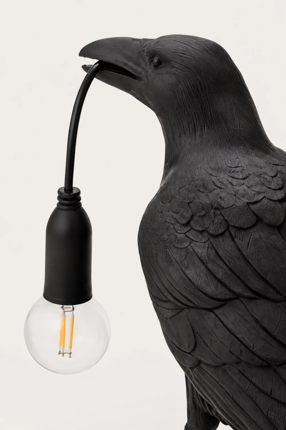 Raven Resin Table Lamp - Lumpaz