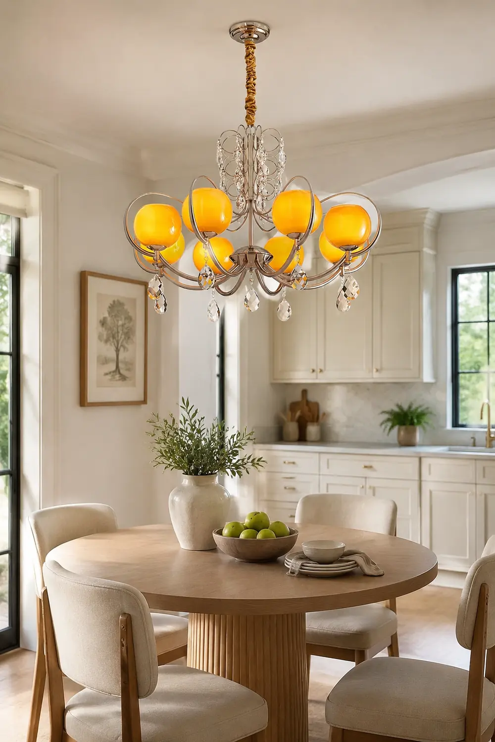 Doria Crystal Chandelier - Lumpaz