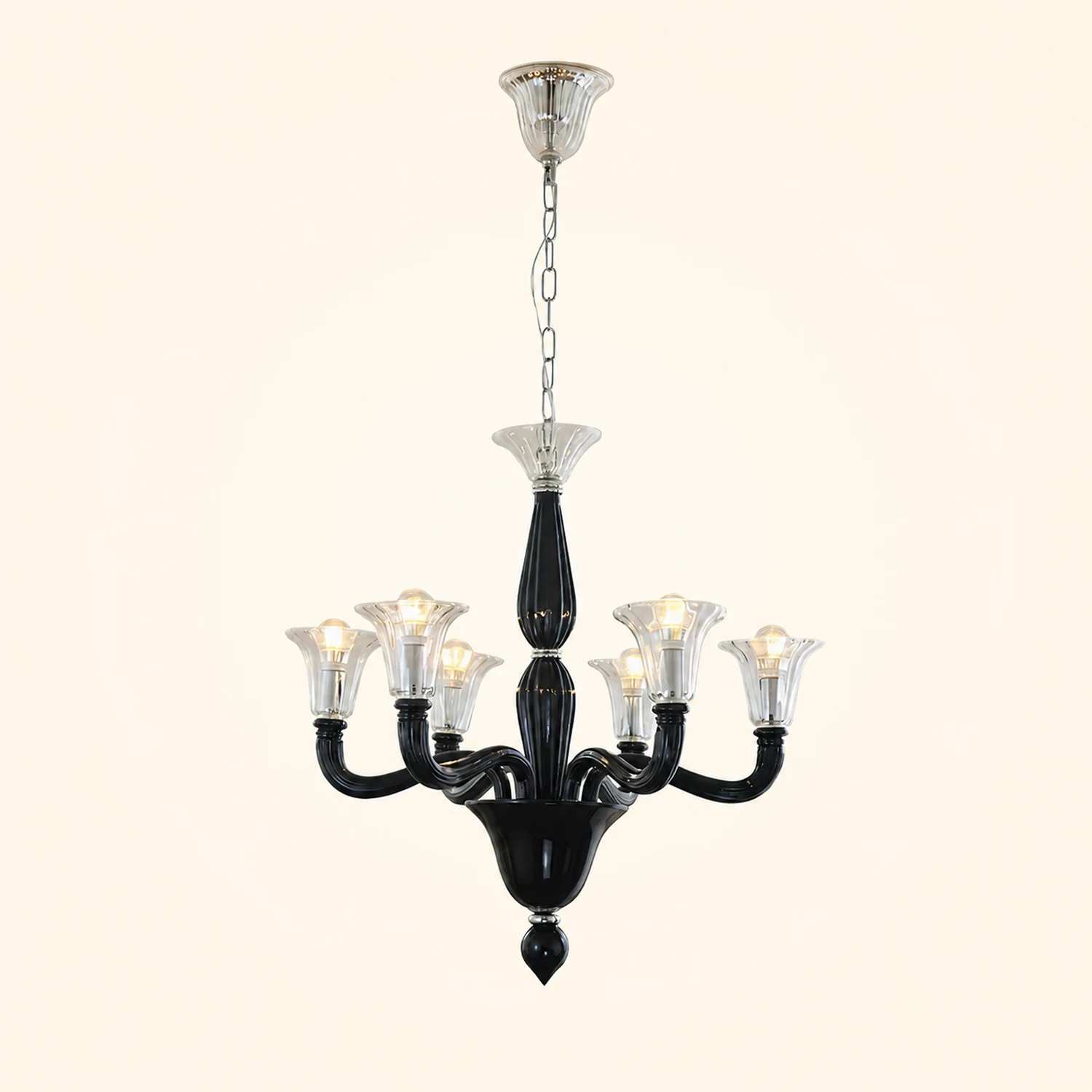 Murano Candle Chandelier - Lumpaz