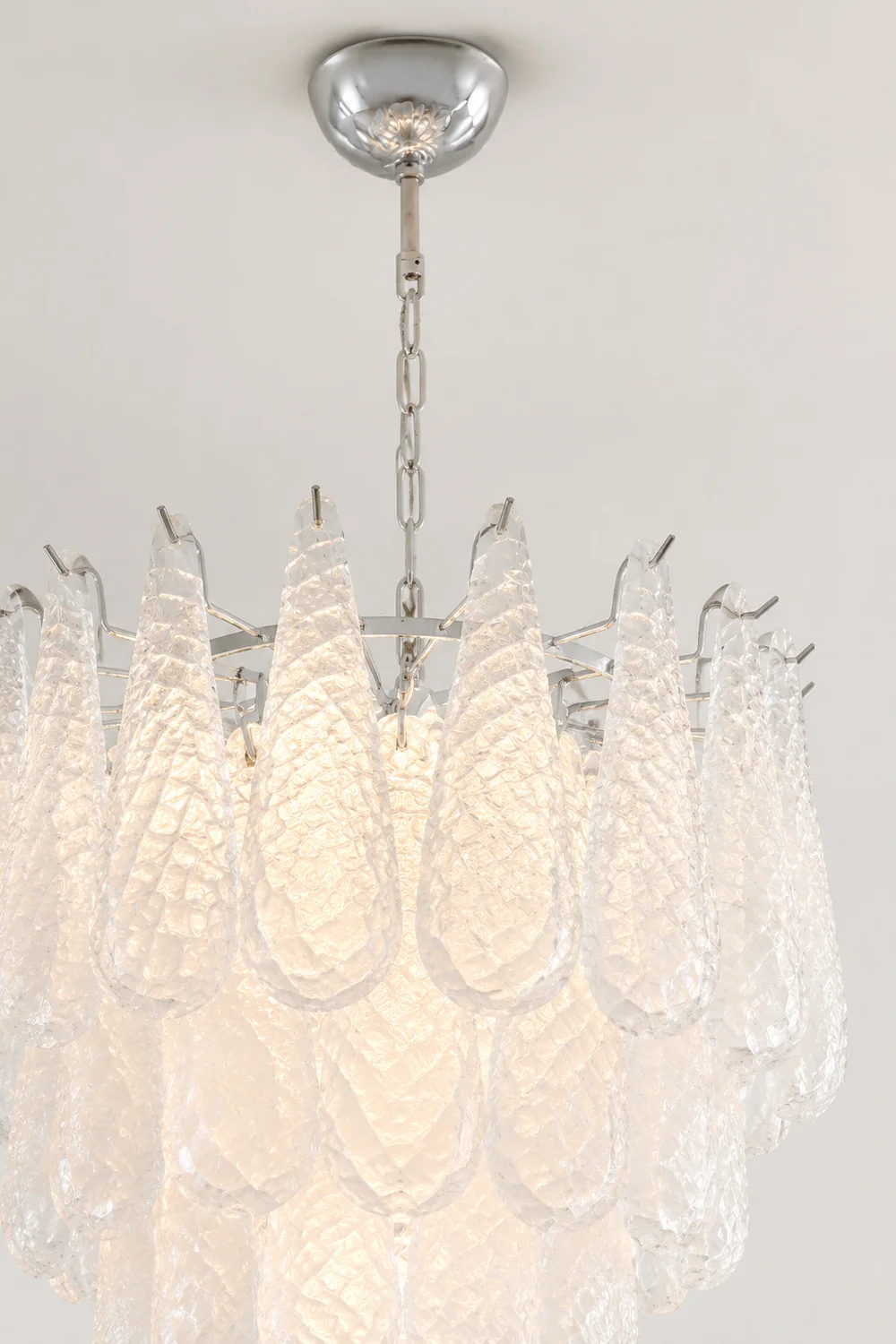 Grid Glass Waterfall Chandelier - Lumpaz
