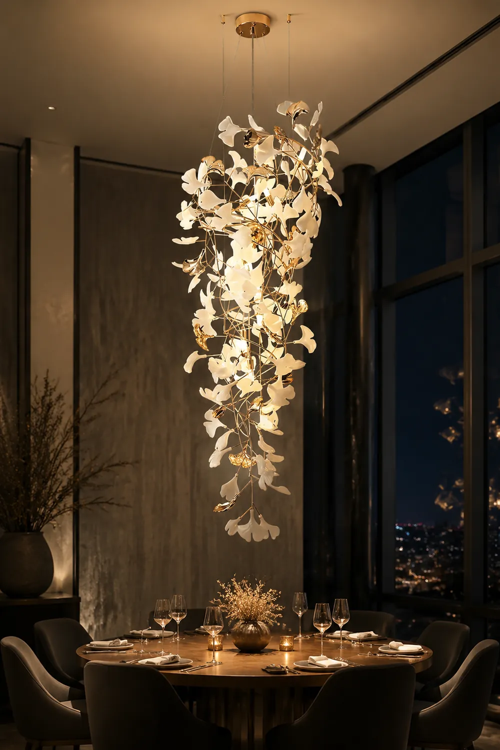 Gingko Ojo Chandelier - Lumpaz