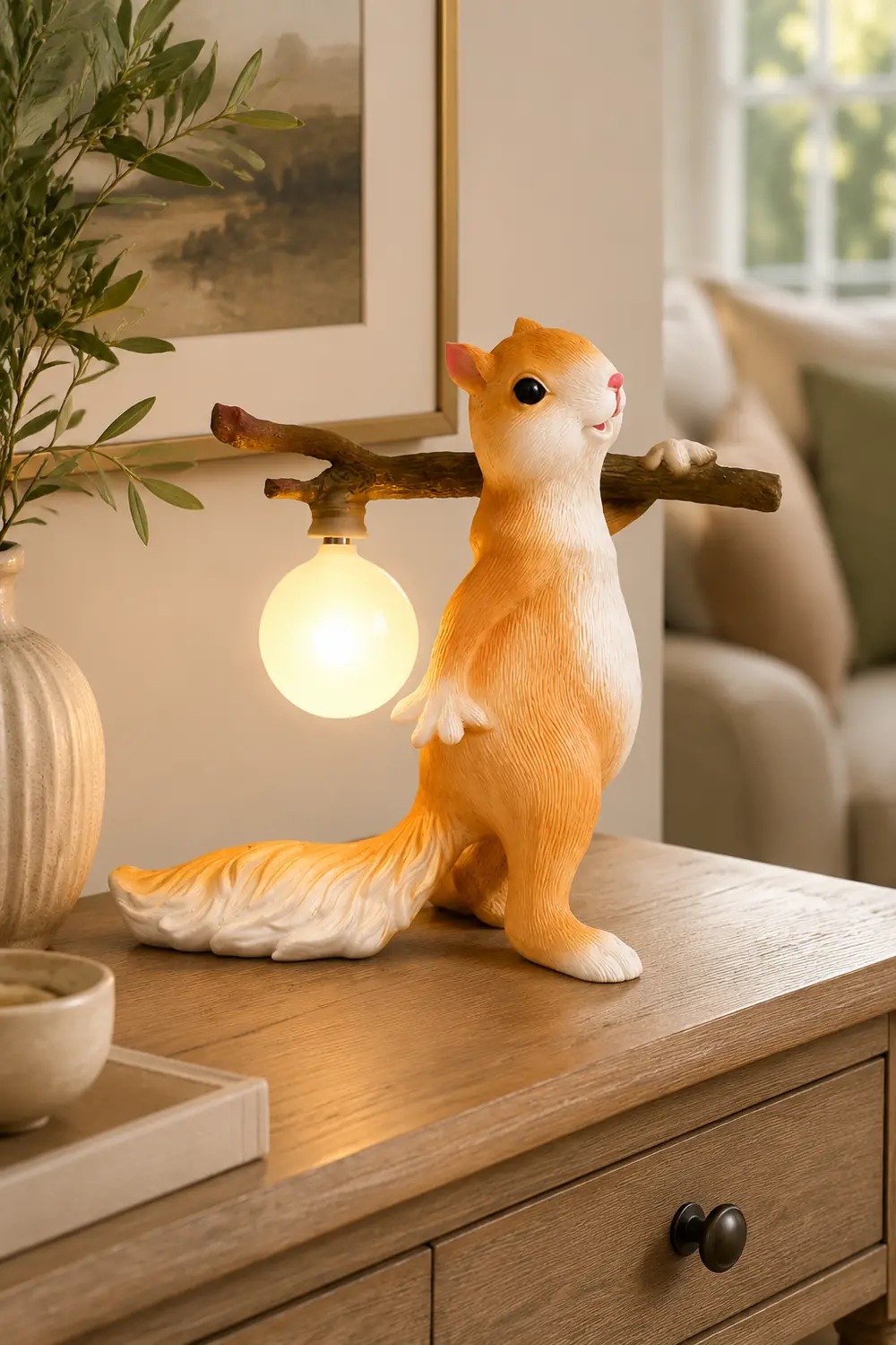 Squirrel Table Lamp - Lumpaz