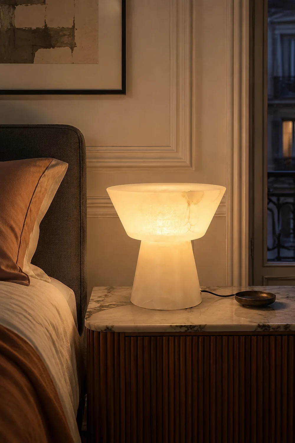 Beta Marble Table Lamp - Lumpaz