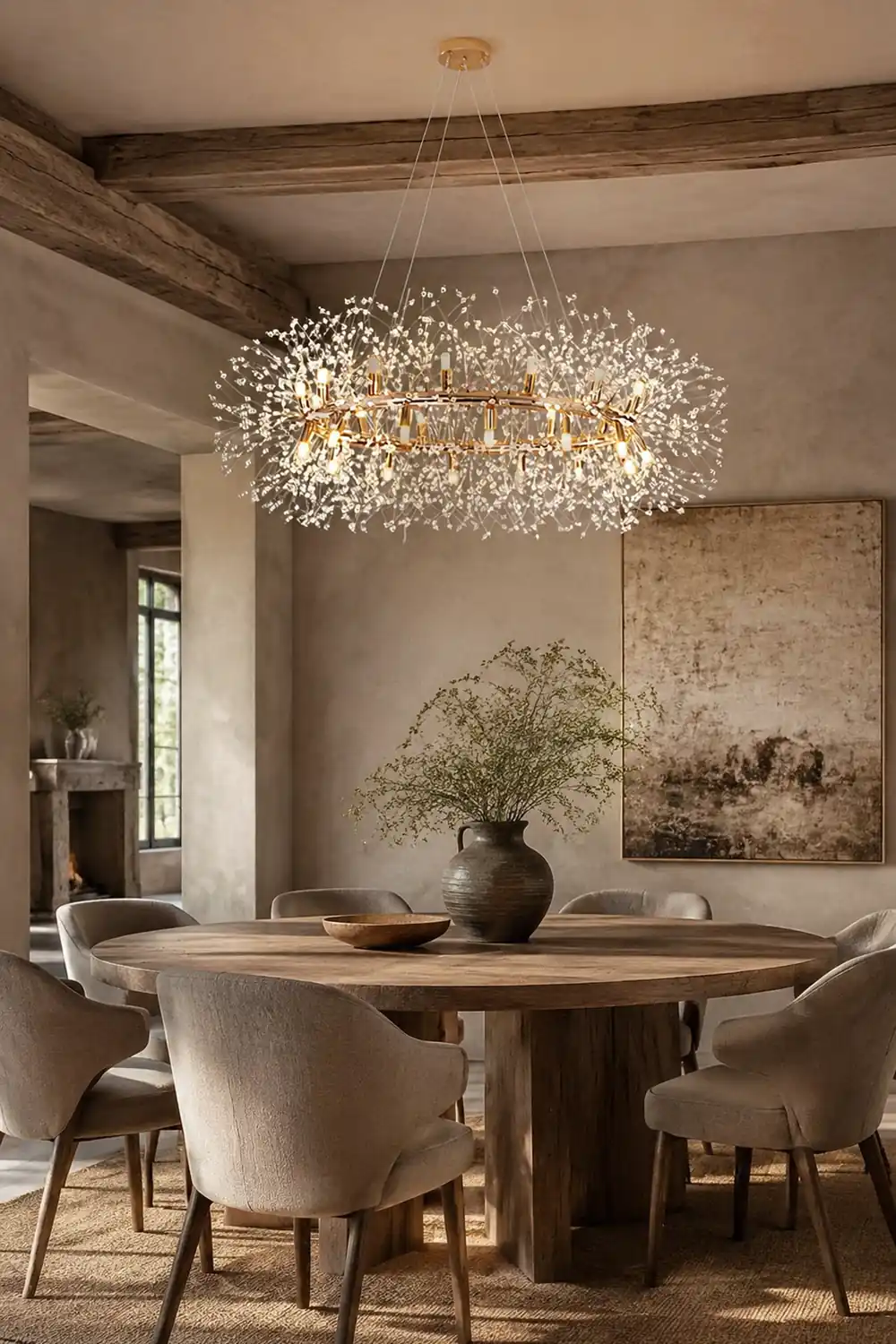 Dandelion Round Chandelier - Lumpaz