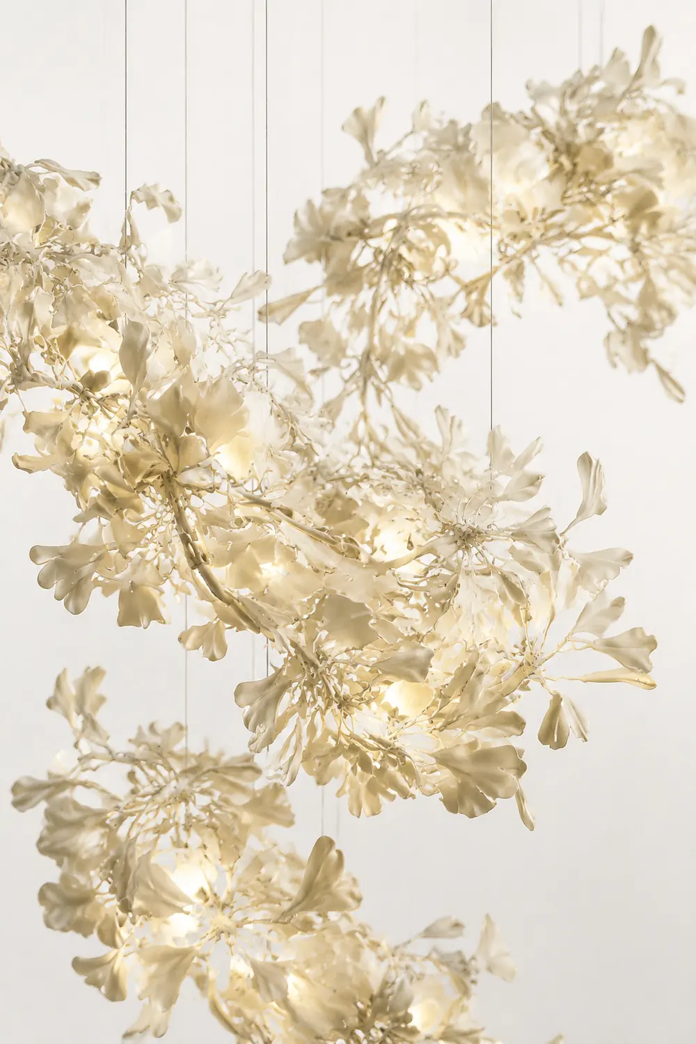 Gingko Combination Chandelier - Lumpaz
