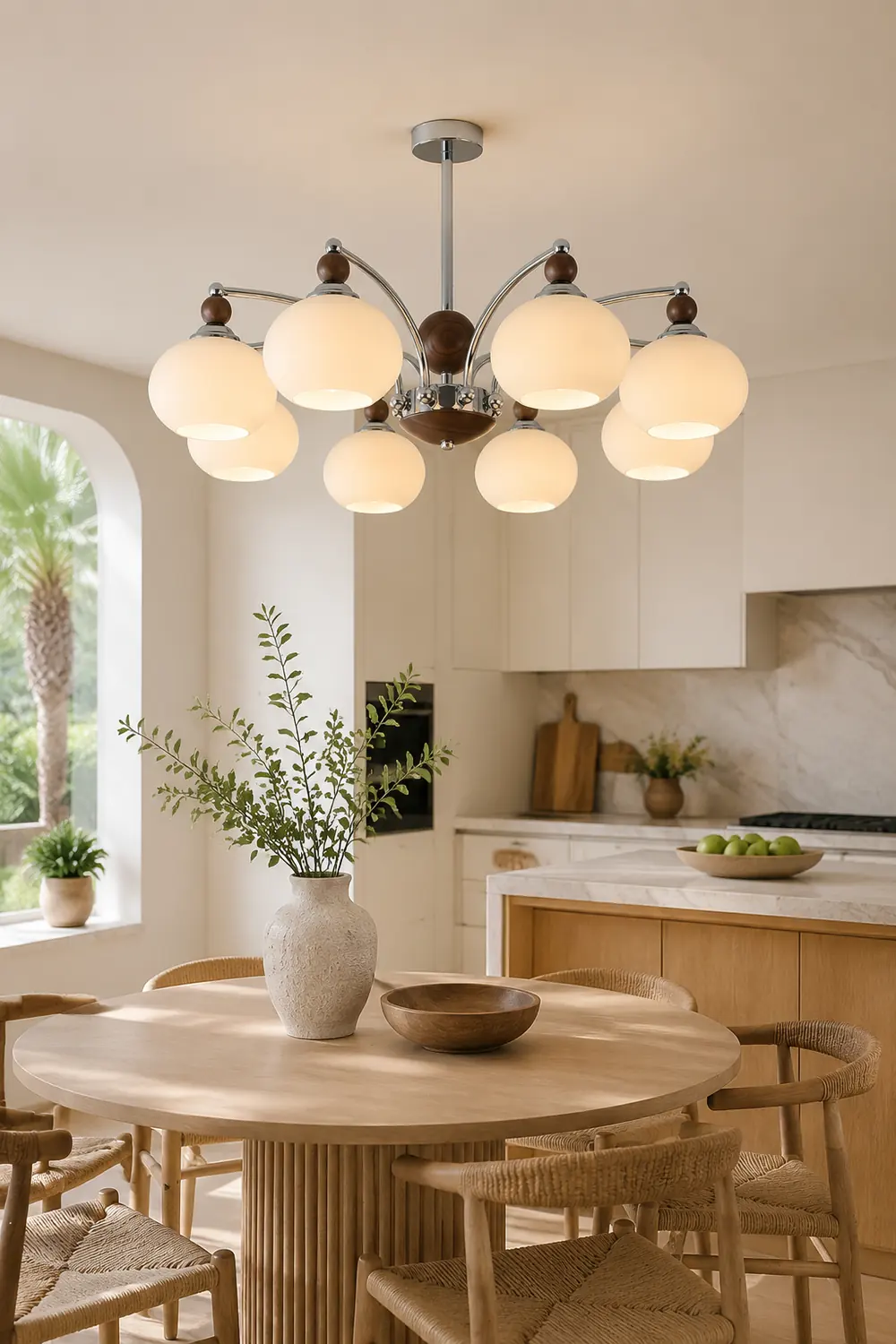 Noir Larenta Chandelier - Lumpaz
