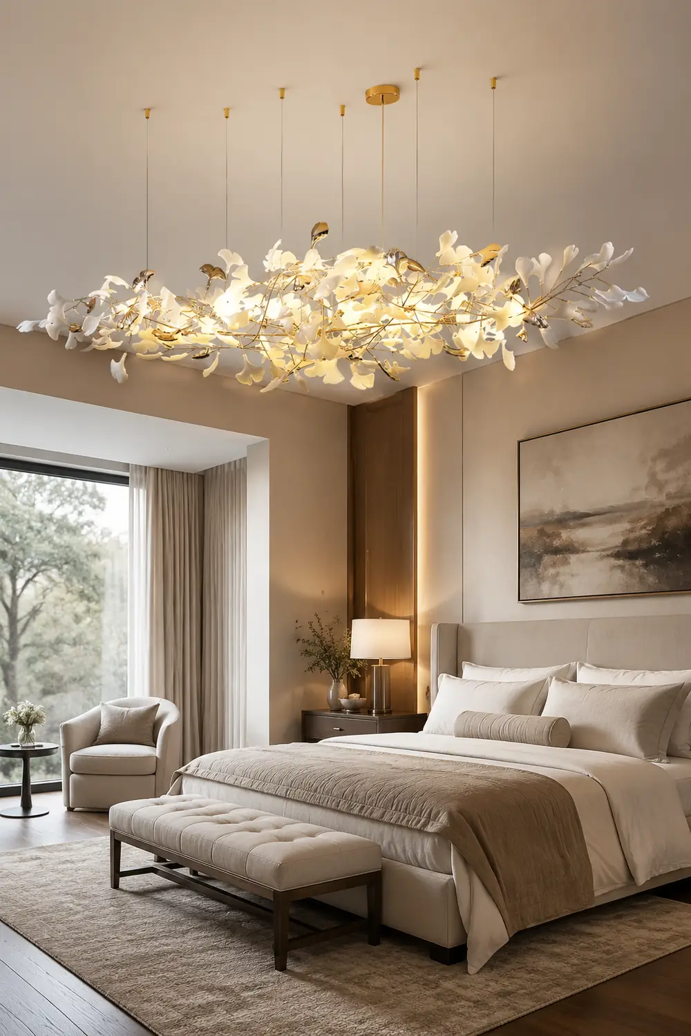 Ginkgo Cloud Chandelier - Lumpaz