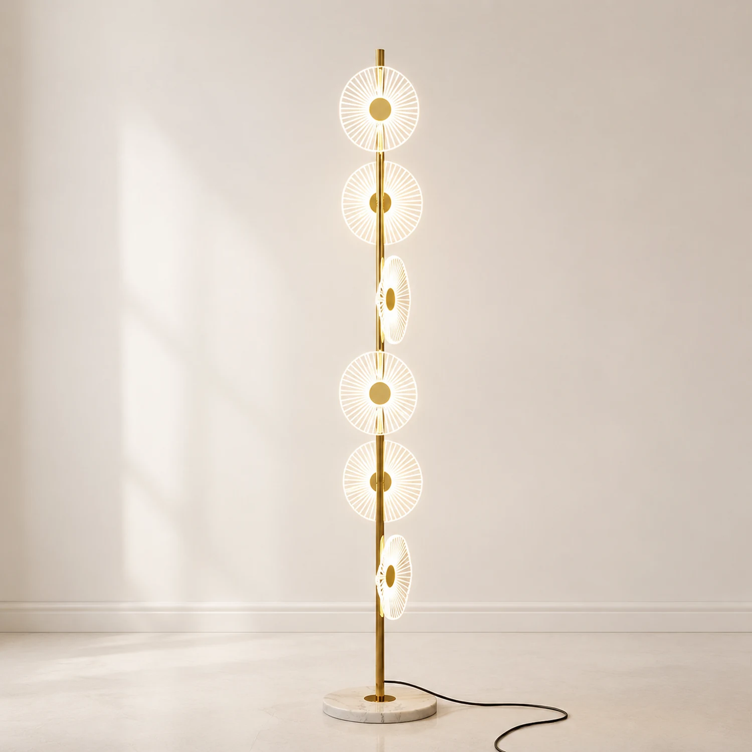 Floating Raindrop Floor Lamp - Lumpaz