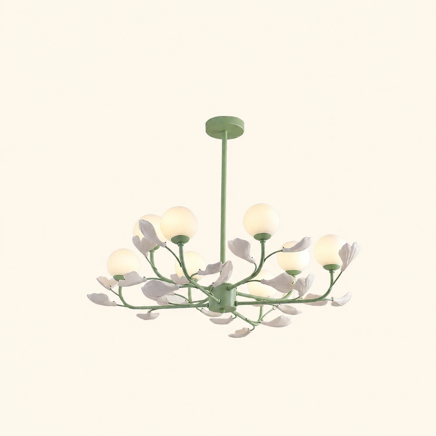 Opal Glass Chandelier - Lumpaz