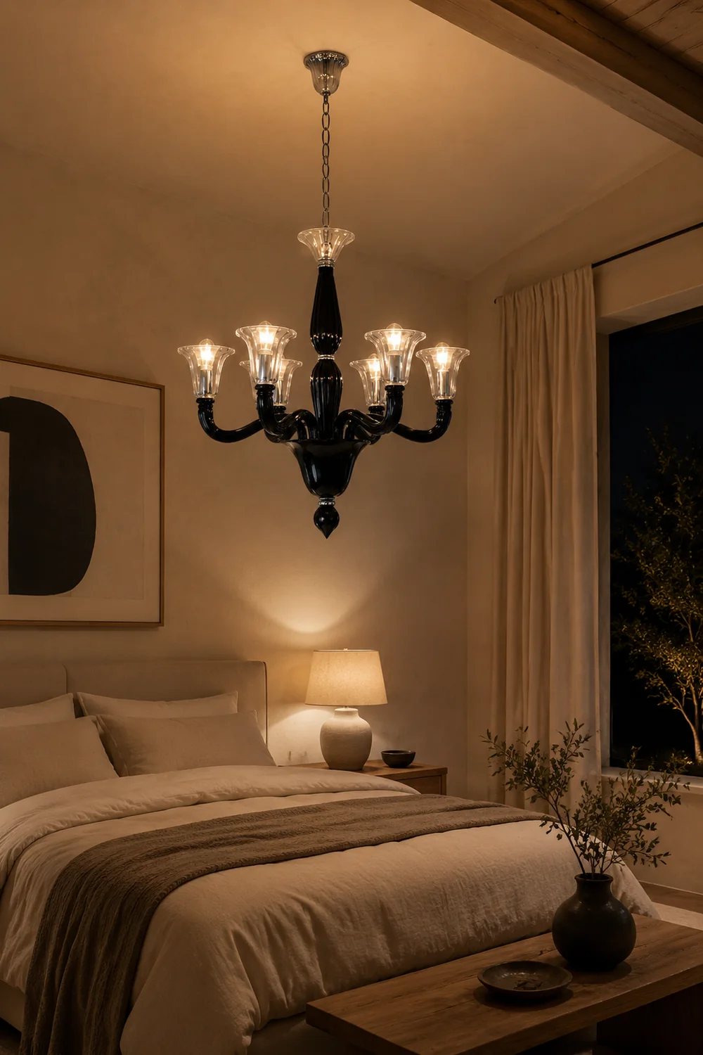 Murano Candle Chandelier - Lumpaz
