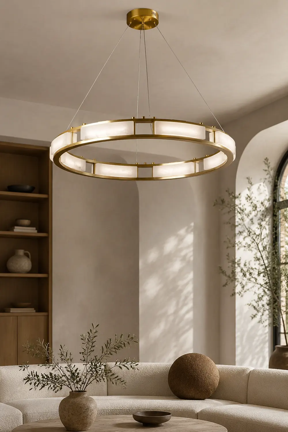 Qatar Alabaster Chandelier - Lumpaz
