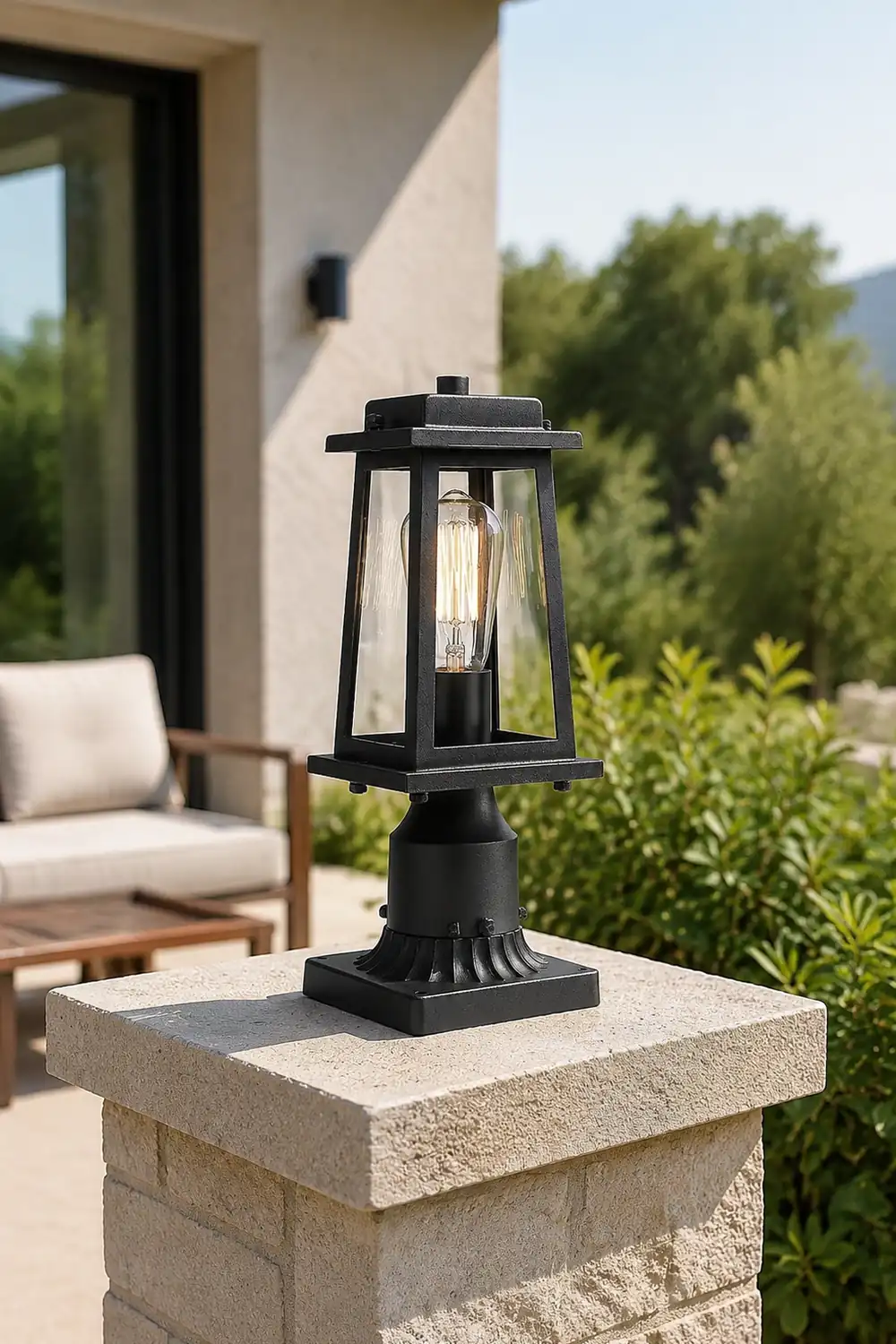 Outdoor Lantern Post Lights - Lumpaz