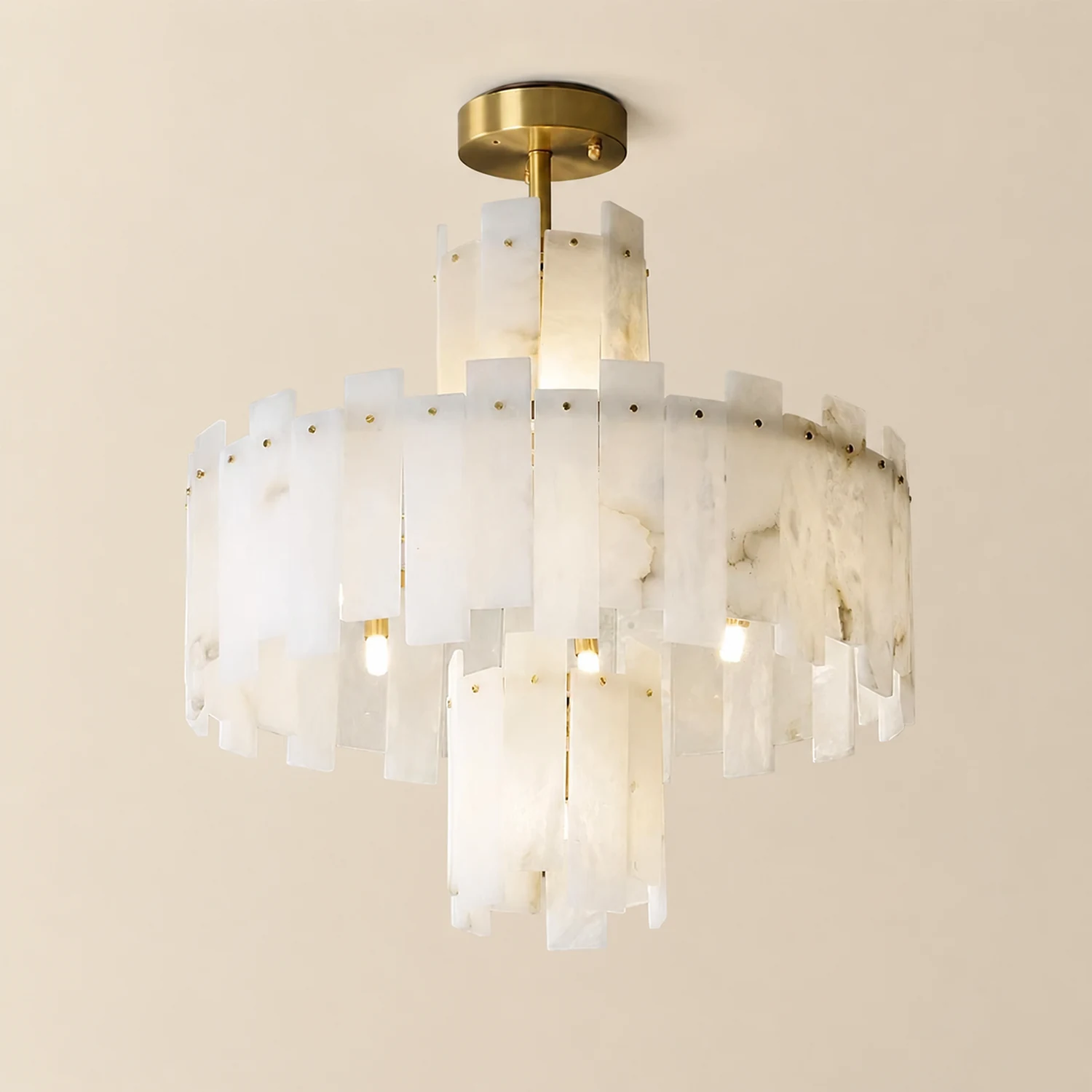 Regina Alabaster Chandelier - Lumpaz