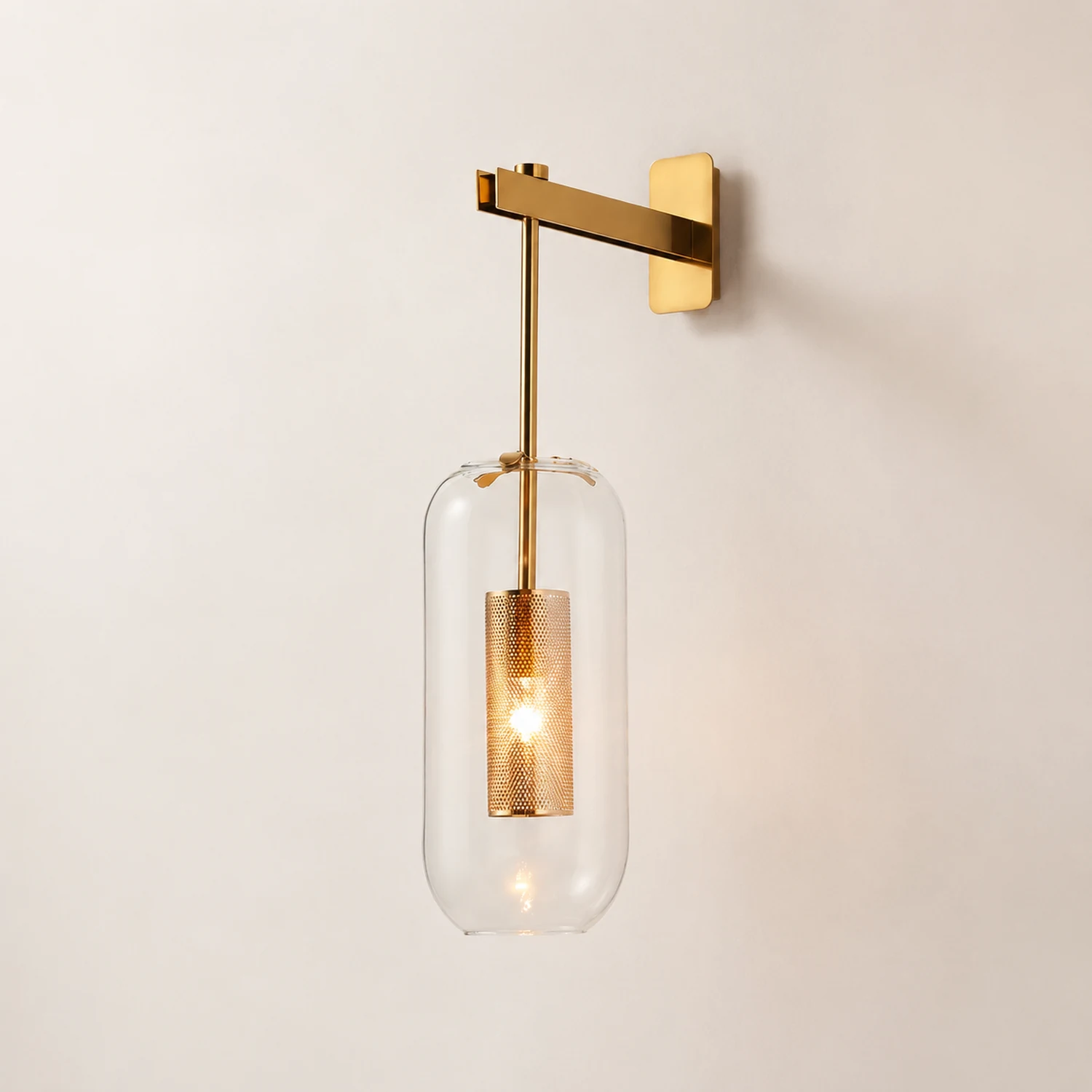 Vadim Glass Wall Lamp - Lumpaz