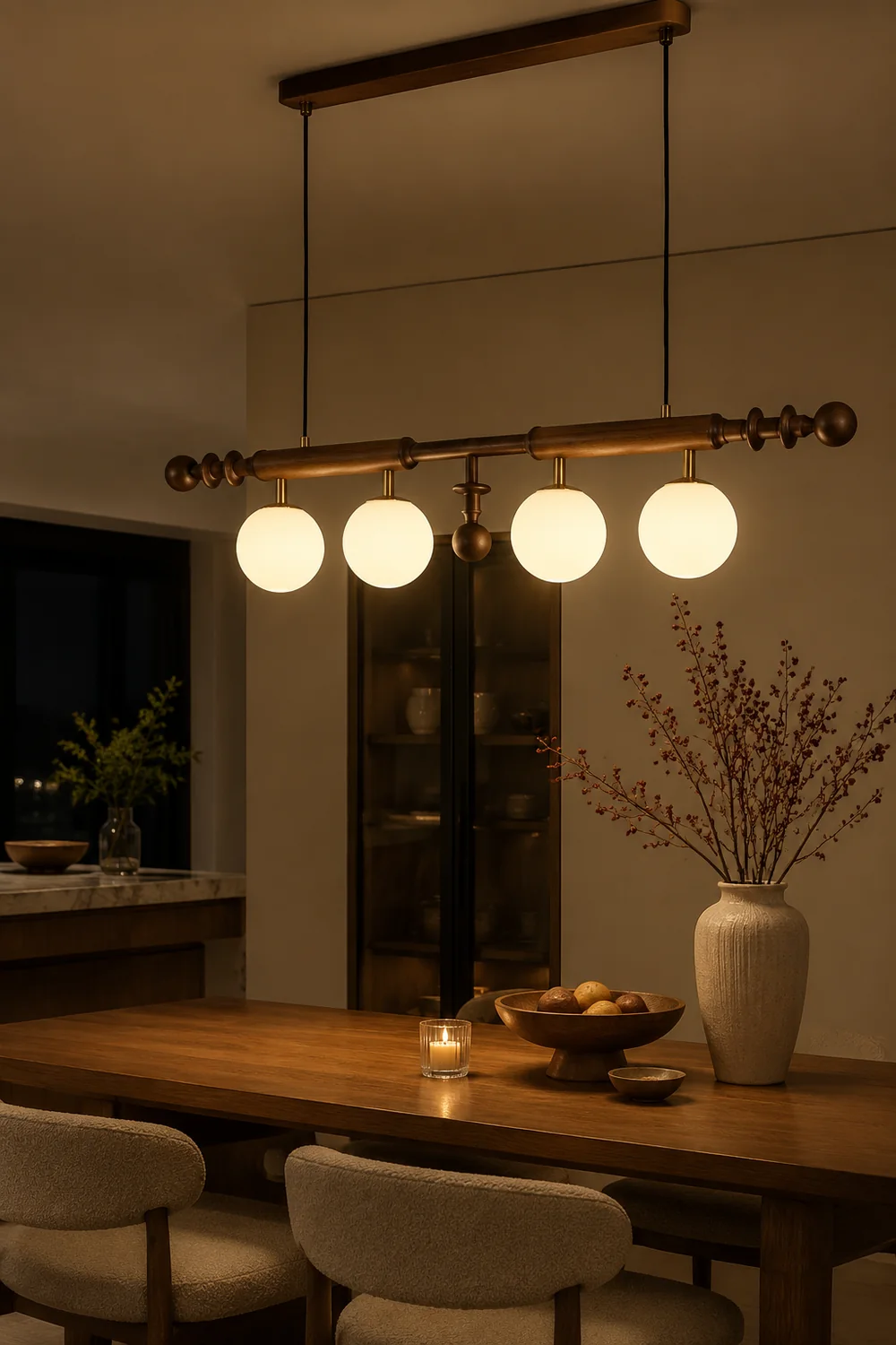 Roman Column Chandelier - Lumpaz