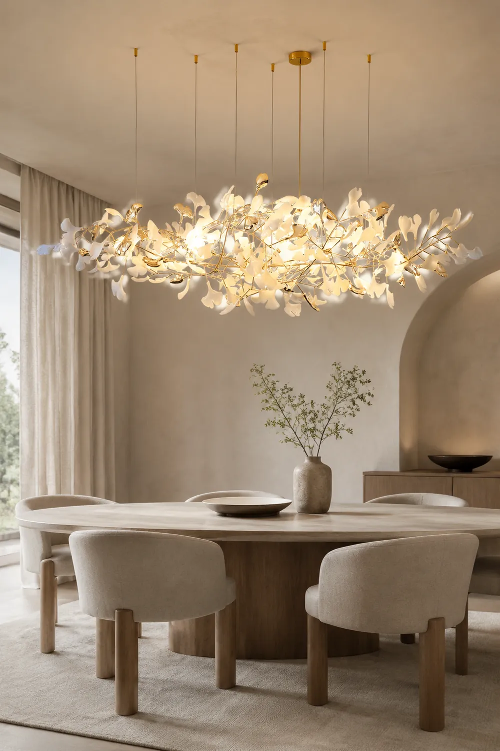 Ginkgo Cloud Chandelier - Lumpaz