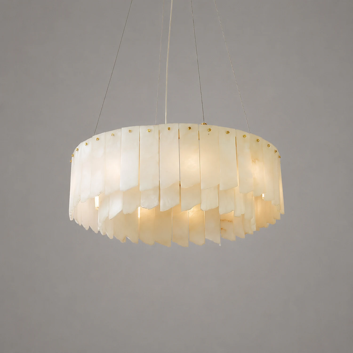 Alabaster Cascade Tiered Chandelier - Lumpaz