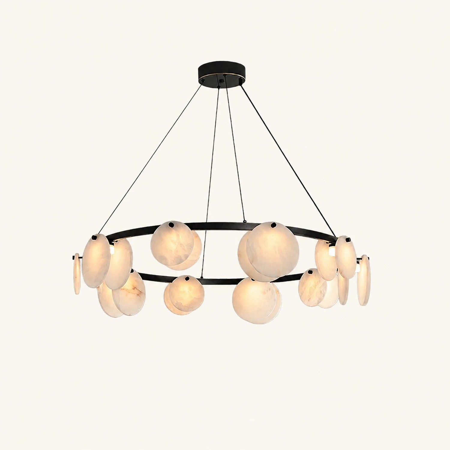 Trinidad Alabaster Chandelier - Lumpaz
