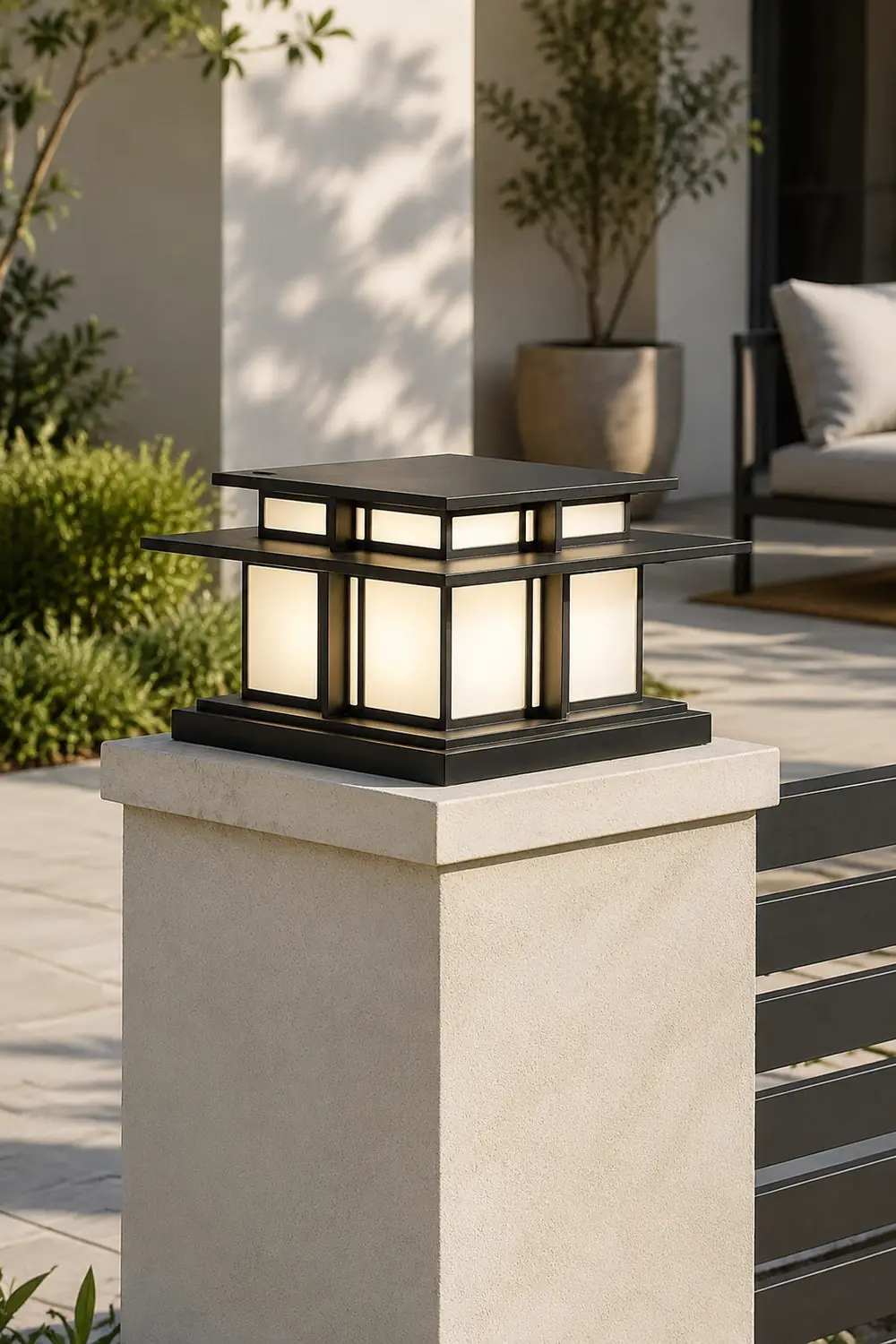 Boilyn Outdoor Pillar Light - Lumpaz
